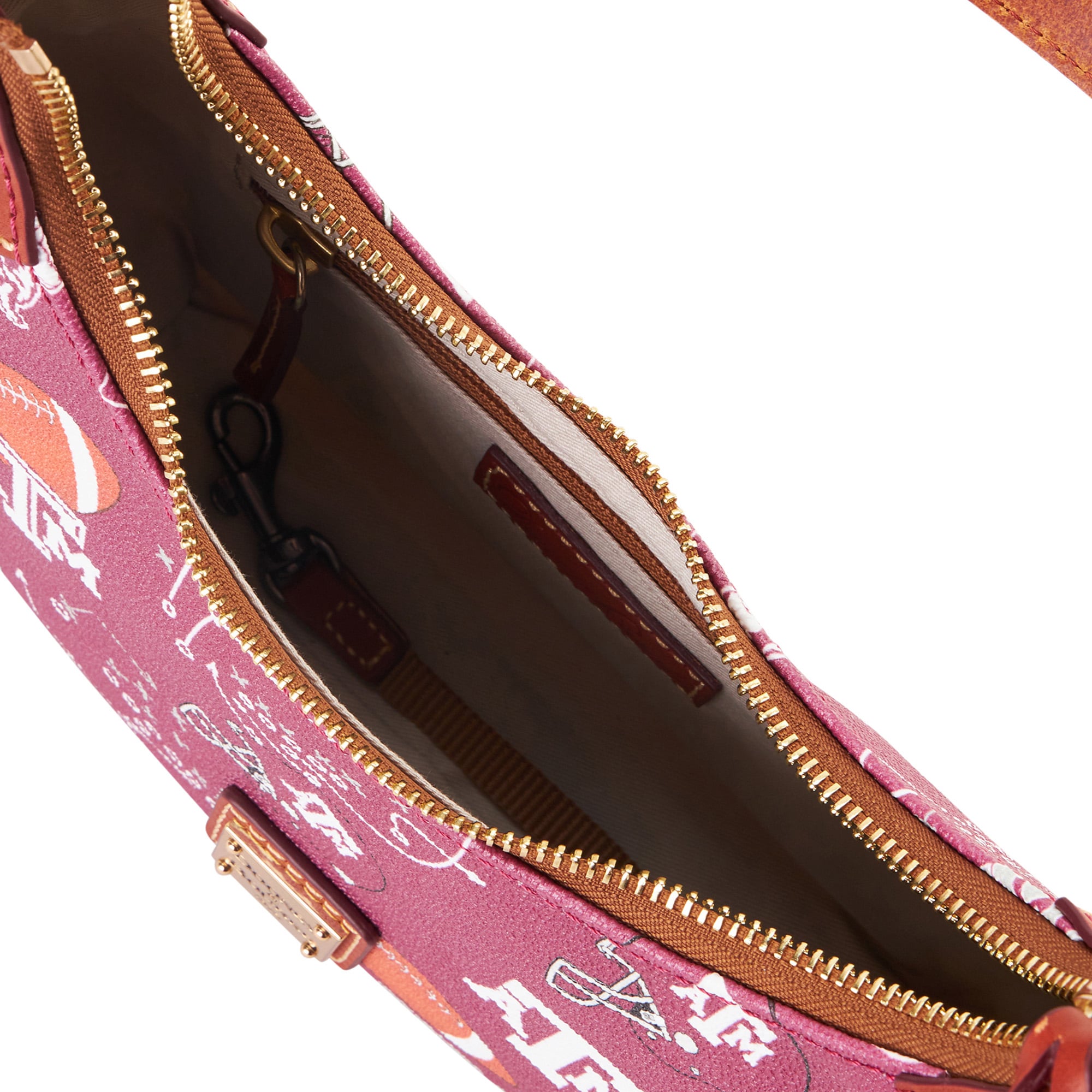 Sac à bandoulière souple Dooney & Bourke Texas A&M Aggies pour femme