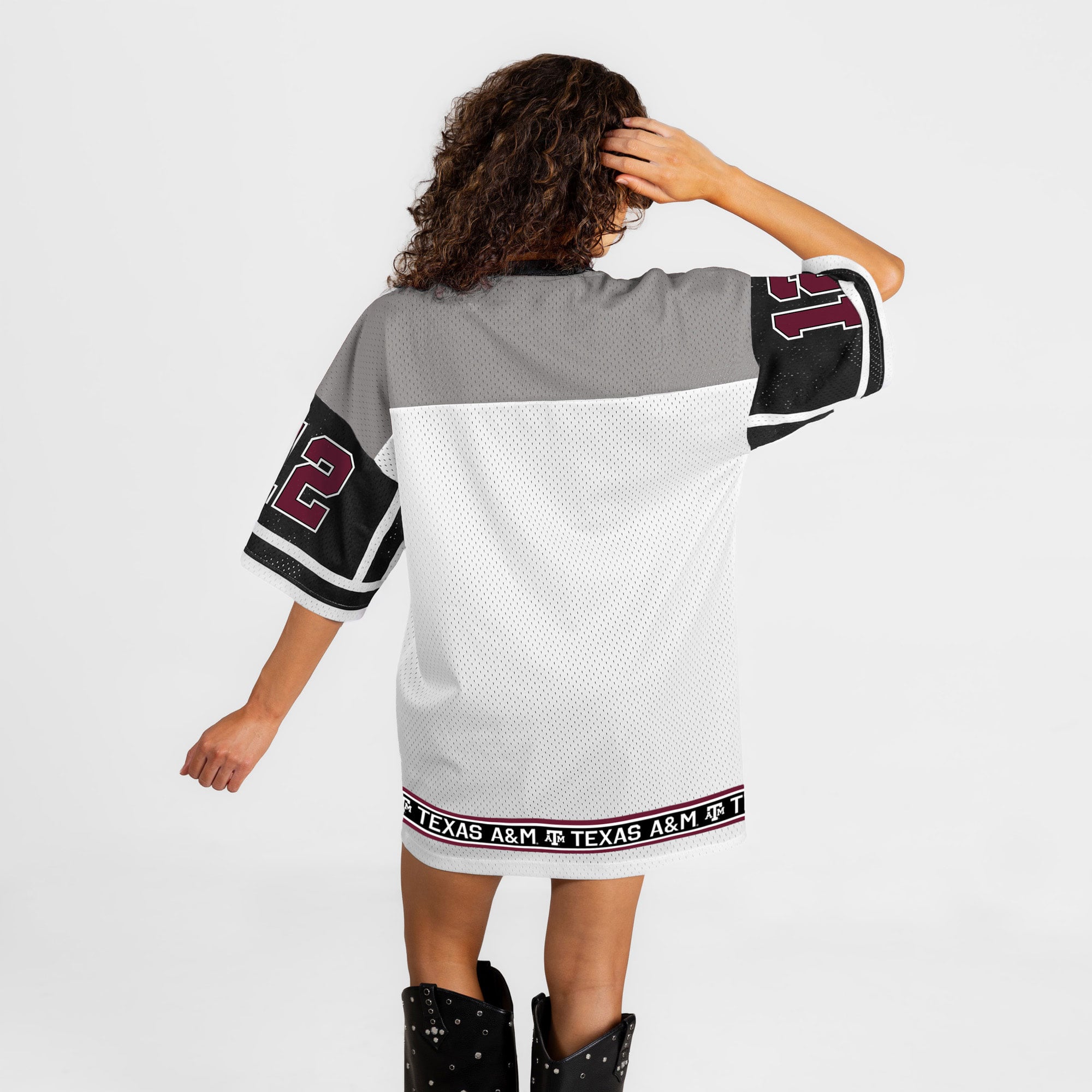 Robe-maillot Hustle Mode blanche Texas A&M Aggies pour femme, collection Gameday Couture