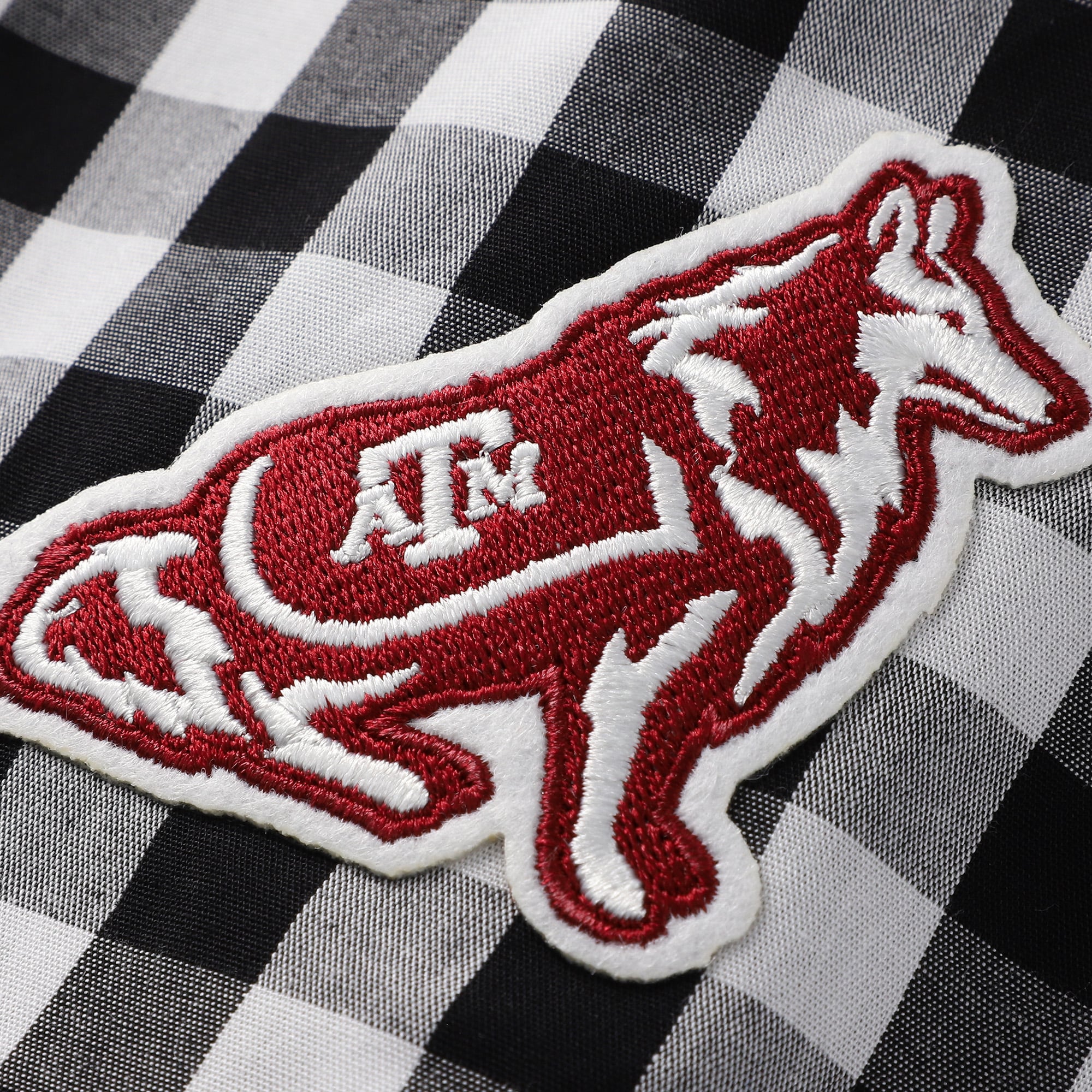Robe-jupe-short à carreaux vichy noirs Texas A&M Aggies pour femmes, idéale les jours de match.