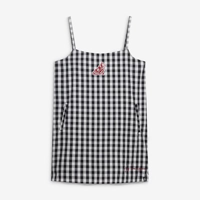Texas A&M Aggies Gameday Social Women's Gingham Skort Dress - Black
