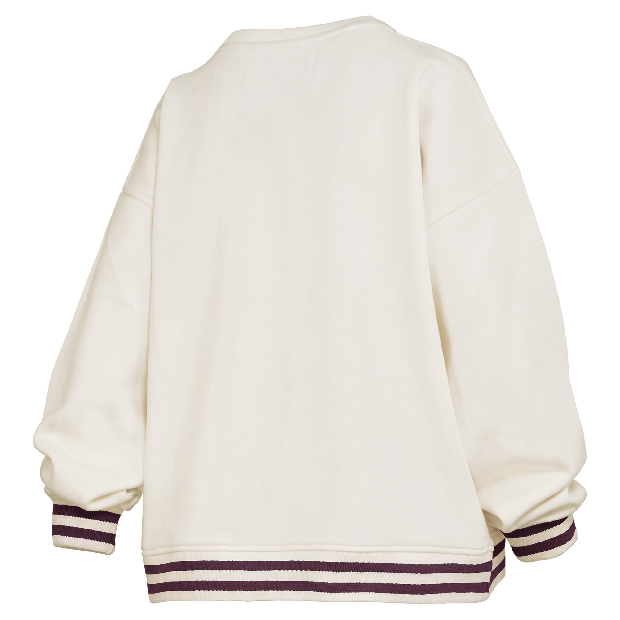 Sweat-shirt côtelé en chenille crème Pressbox pour femmes Texas A&M Aggies Bonanza