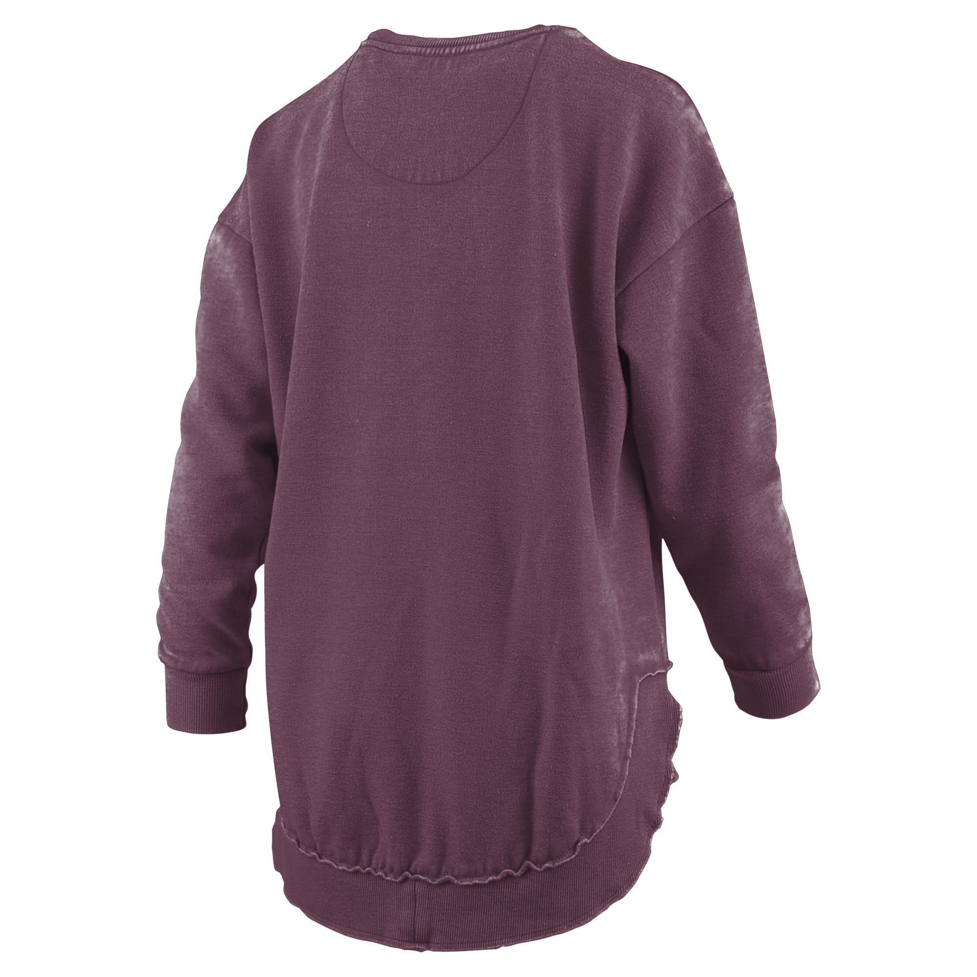 Sweat-shirt à col rond Pressbox Maroon Texas A&M Aggies Blitz pour femmes