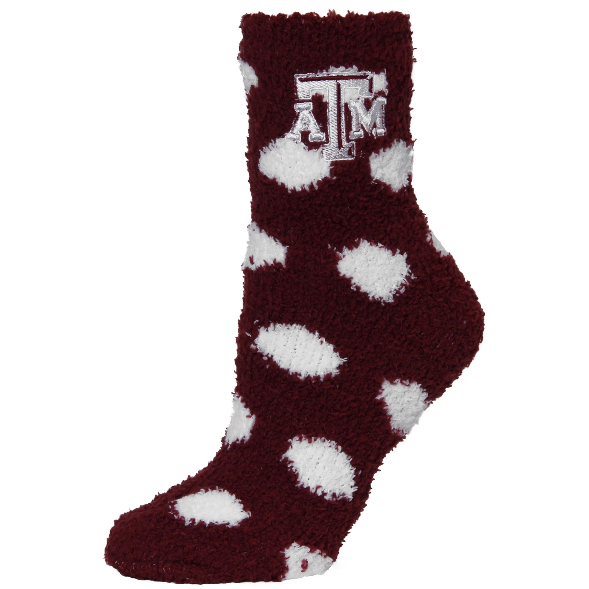 Chaussettes Femme ZooZatz Texas A&M Aggies Plush Dot