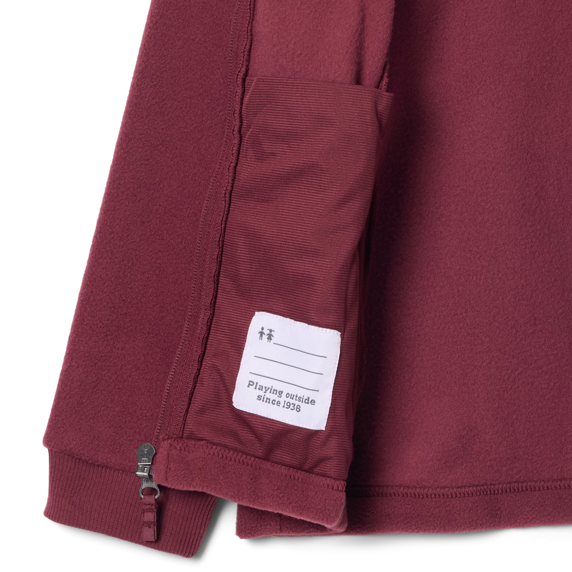 Sweat à capuche zippé en polaire Columbia bordeaux Texas A&M Aggies pour jeunes