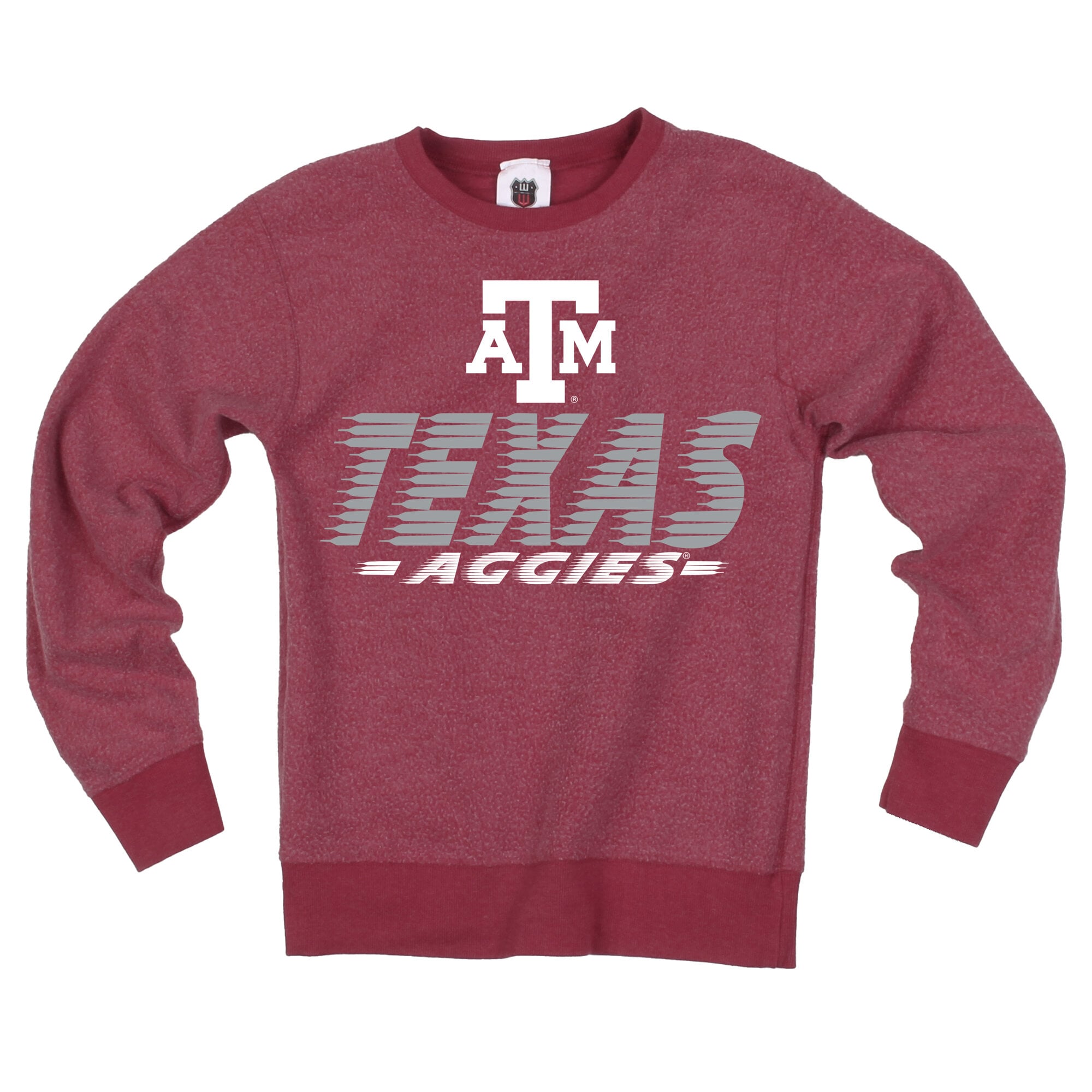 Youth Wes & Willy Maroon Texas A&M Aggies Reversible Sweatshirt