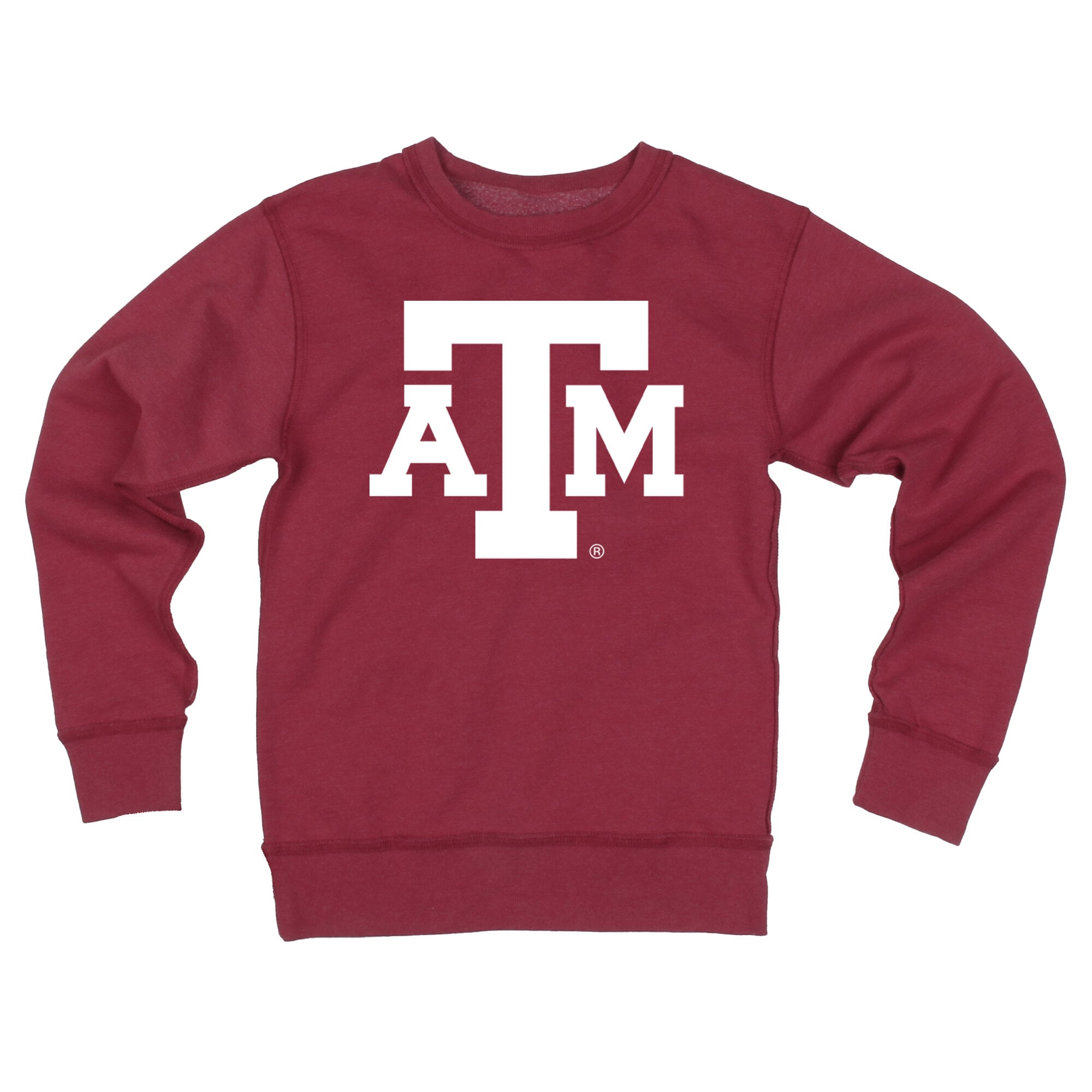 Youth Wes & Willy Maroon Texas A&M Aggies Reversible Sweatshirt