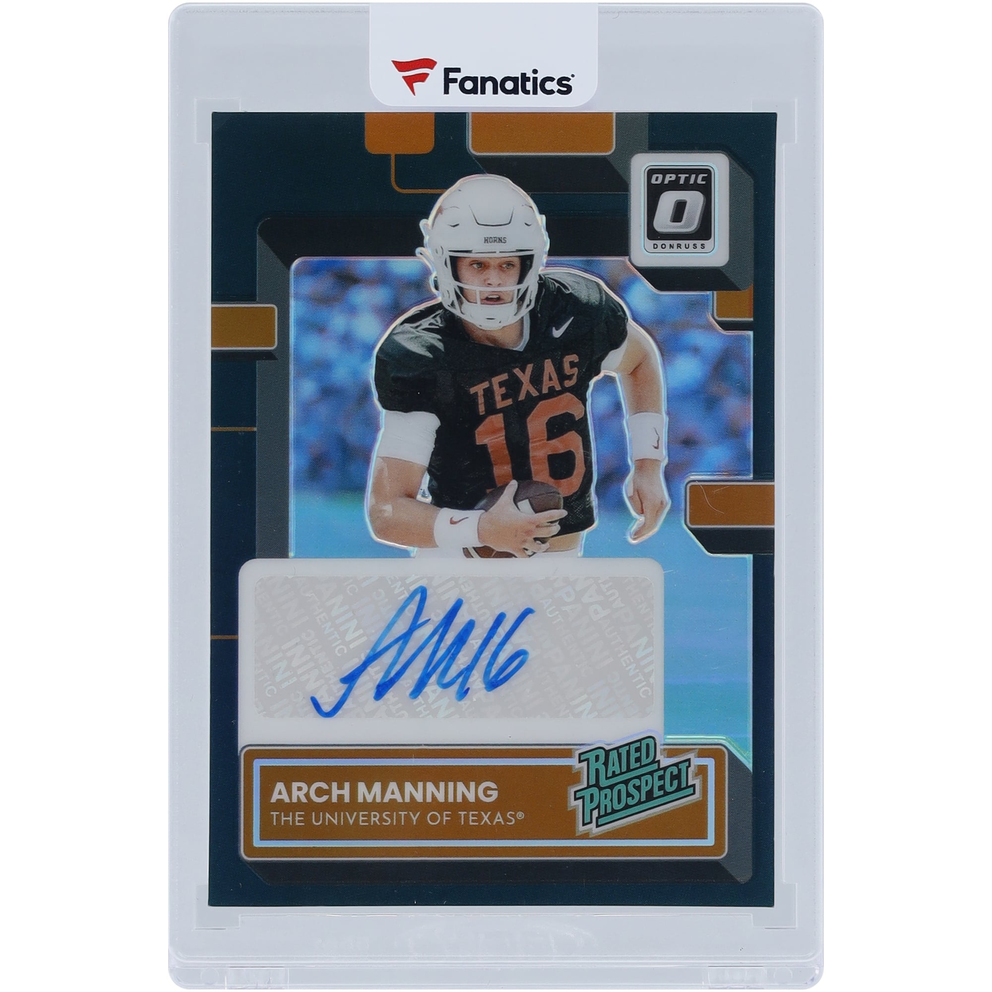 Arch Manning Texas Longhorns Autographed 2023 Panini Chronicles 