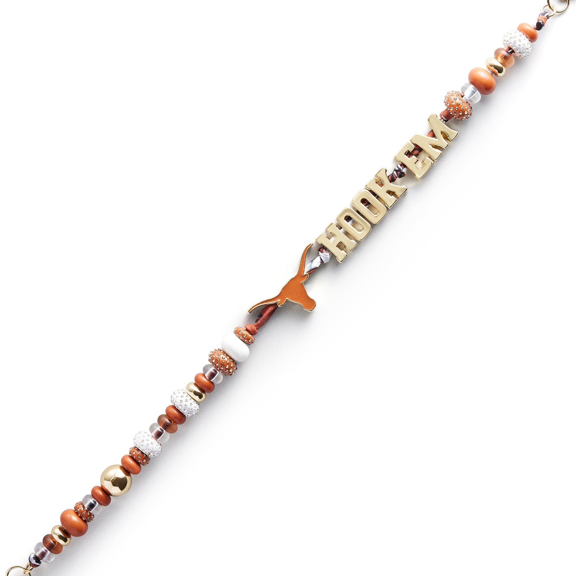 BaubleBar Texas Longhorns Beaded Phone Strap