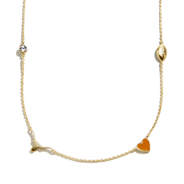 Set Di 6 Charm Per Scarpe - Texas Longhorns (Arancione) - Gomma