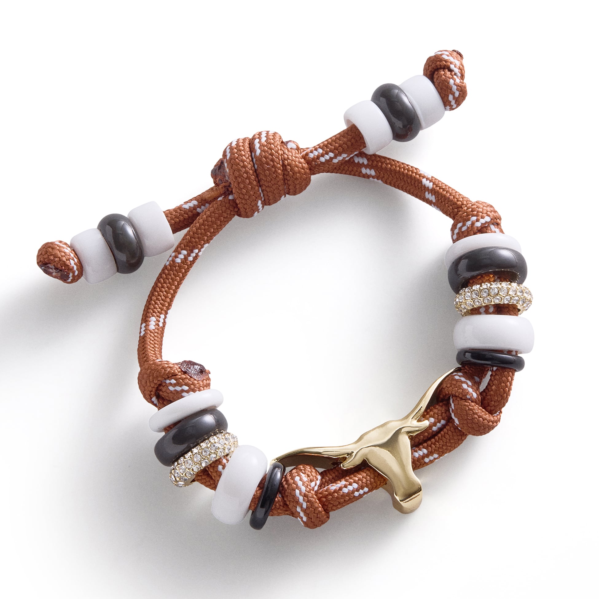 Bracelet en paracorde BaubleBar Texas Longhorns