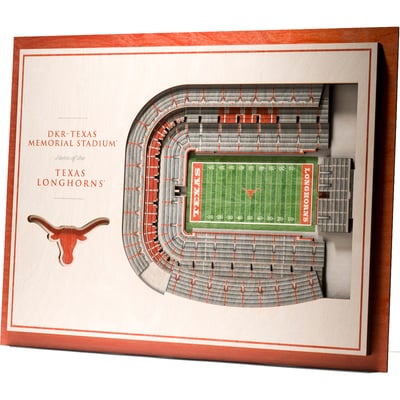 Texas Longhorns Fanpoint 17'' x 13'' 5-Layer StadiumView 3D Wall Art
