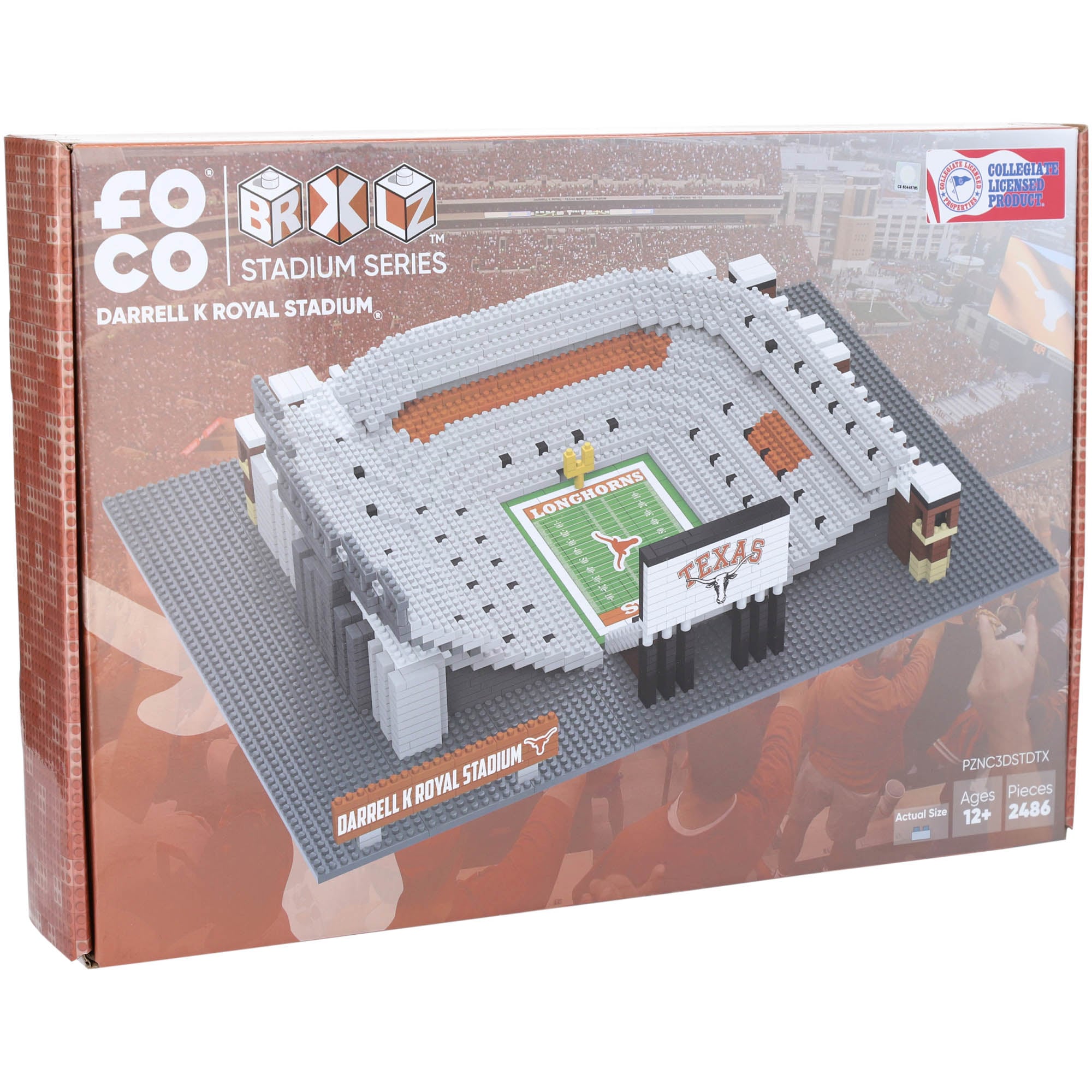 FOCO Texas Longhorns BRXLZ Stadium Puzzle