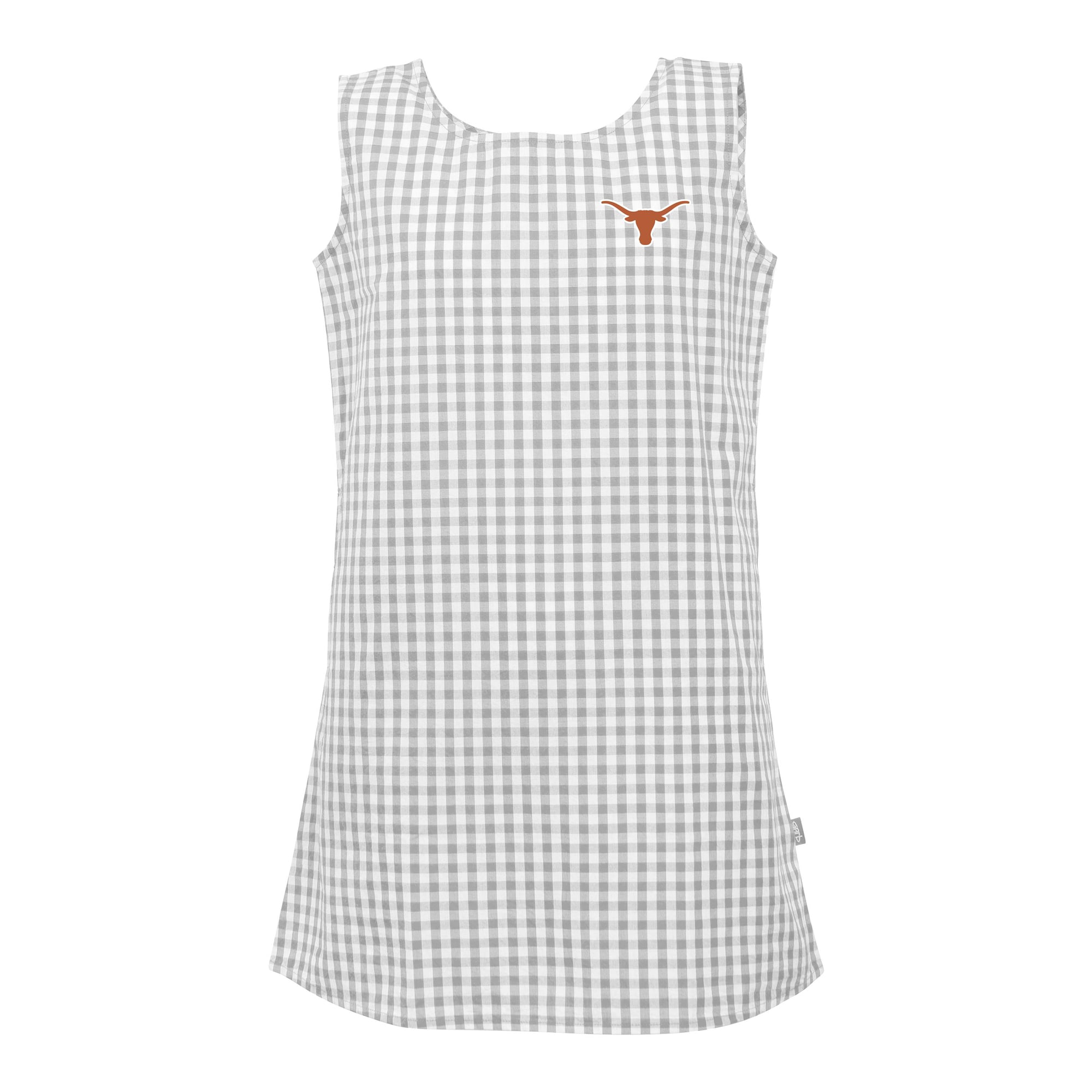 Girls Toddler Garb  Gray Texas Longhorns Woven Gingham Dress