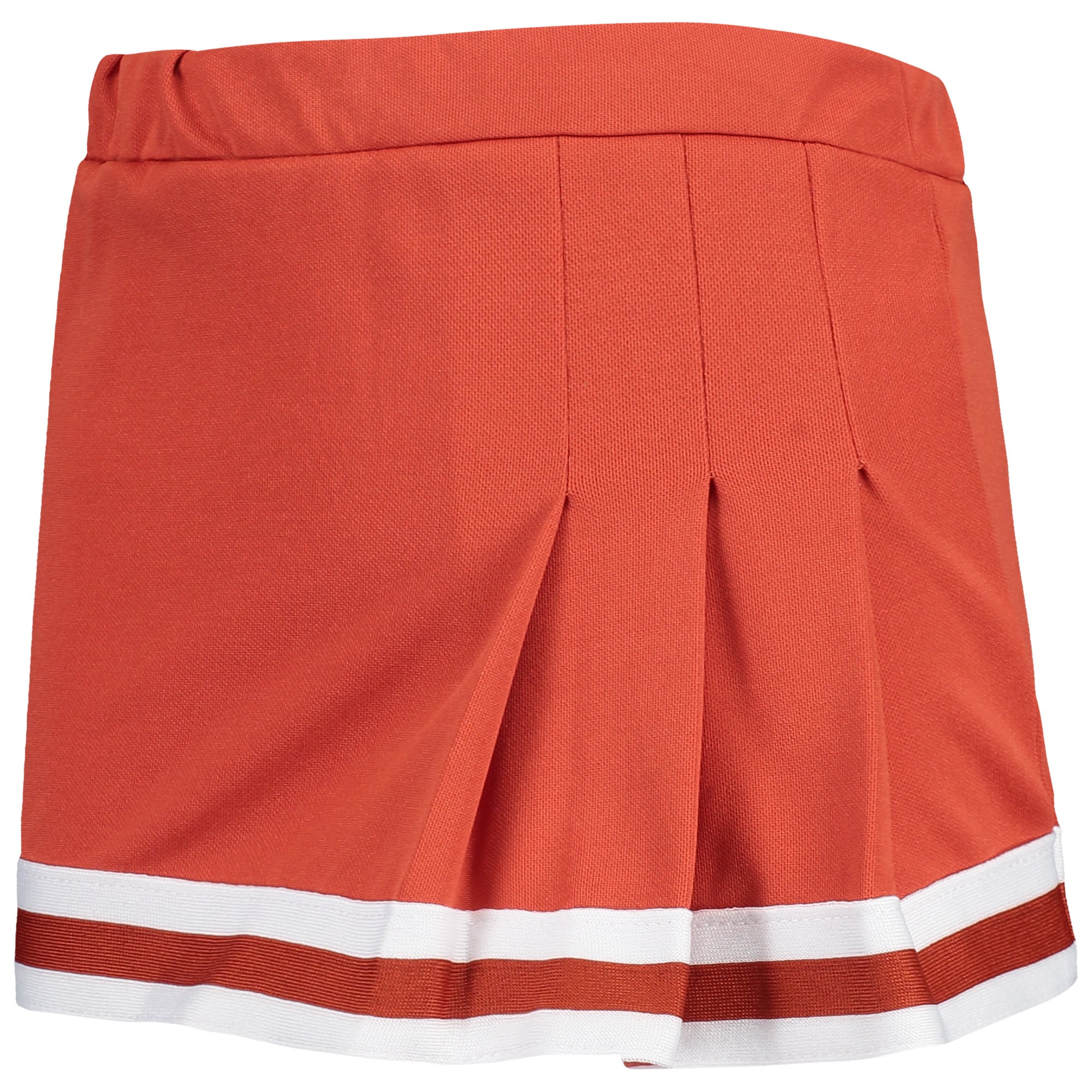 Ensemble de cheerleading deux pièces Little King Texas Orange Longhorns pour filles