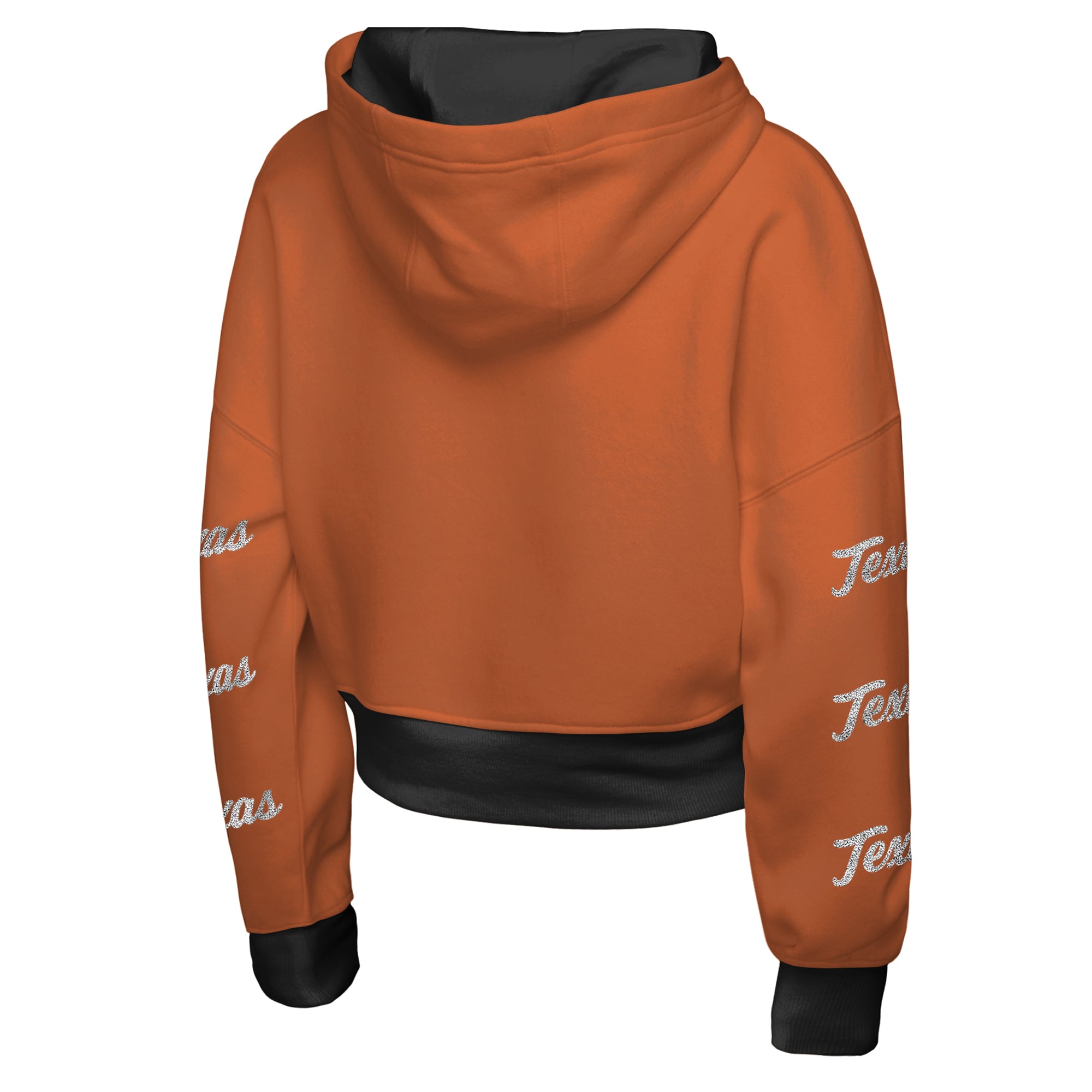 Girls Youth Outerstuff Texas Orange Longhorns Fair Catch Poly Fleece Hoodie