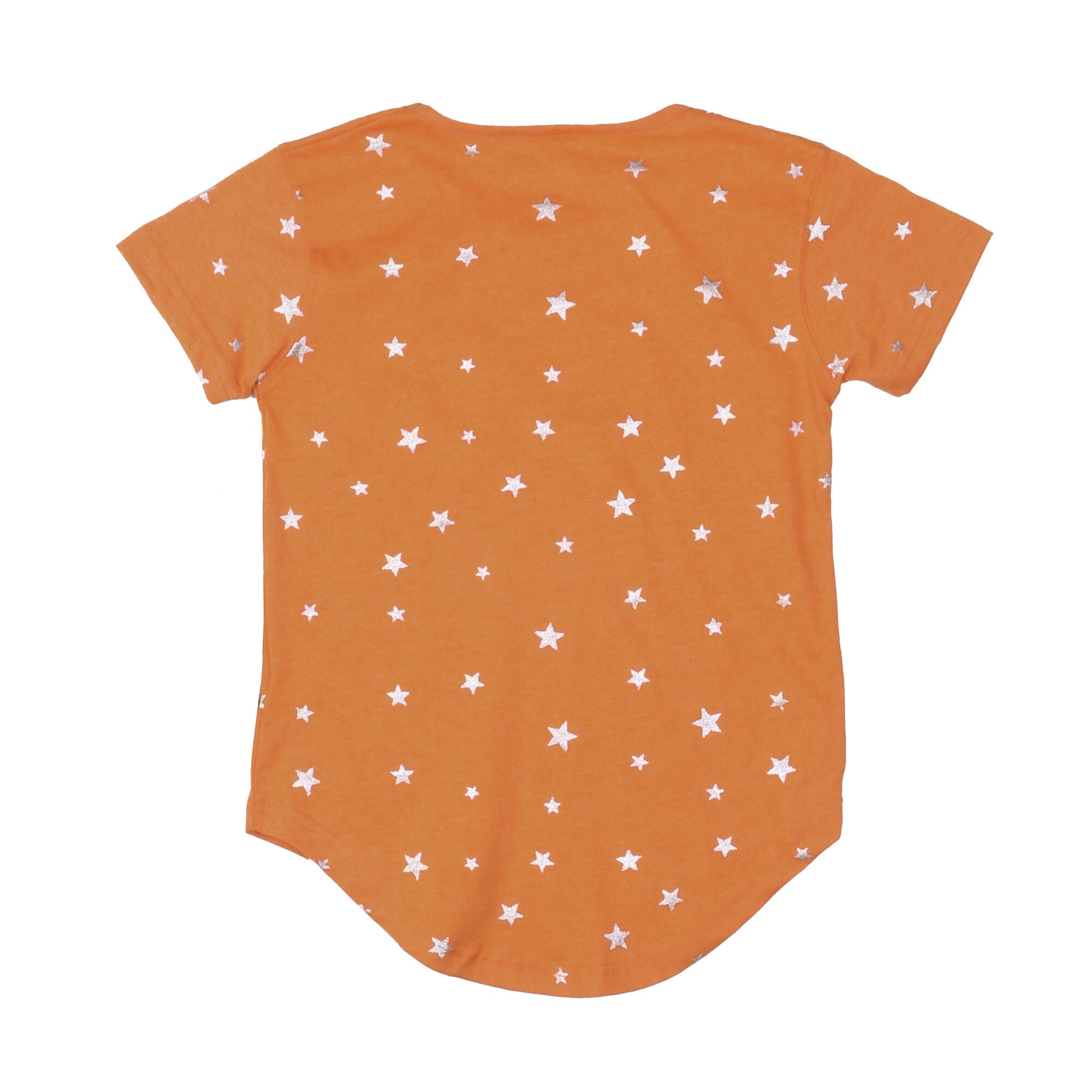 T-shirt pour filles Wes & Willy Texas Orange Longhorns à étoiles scintillantes