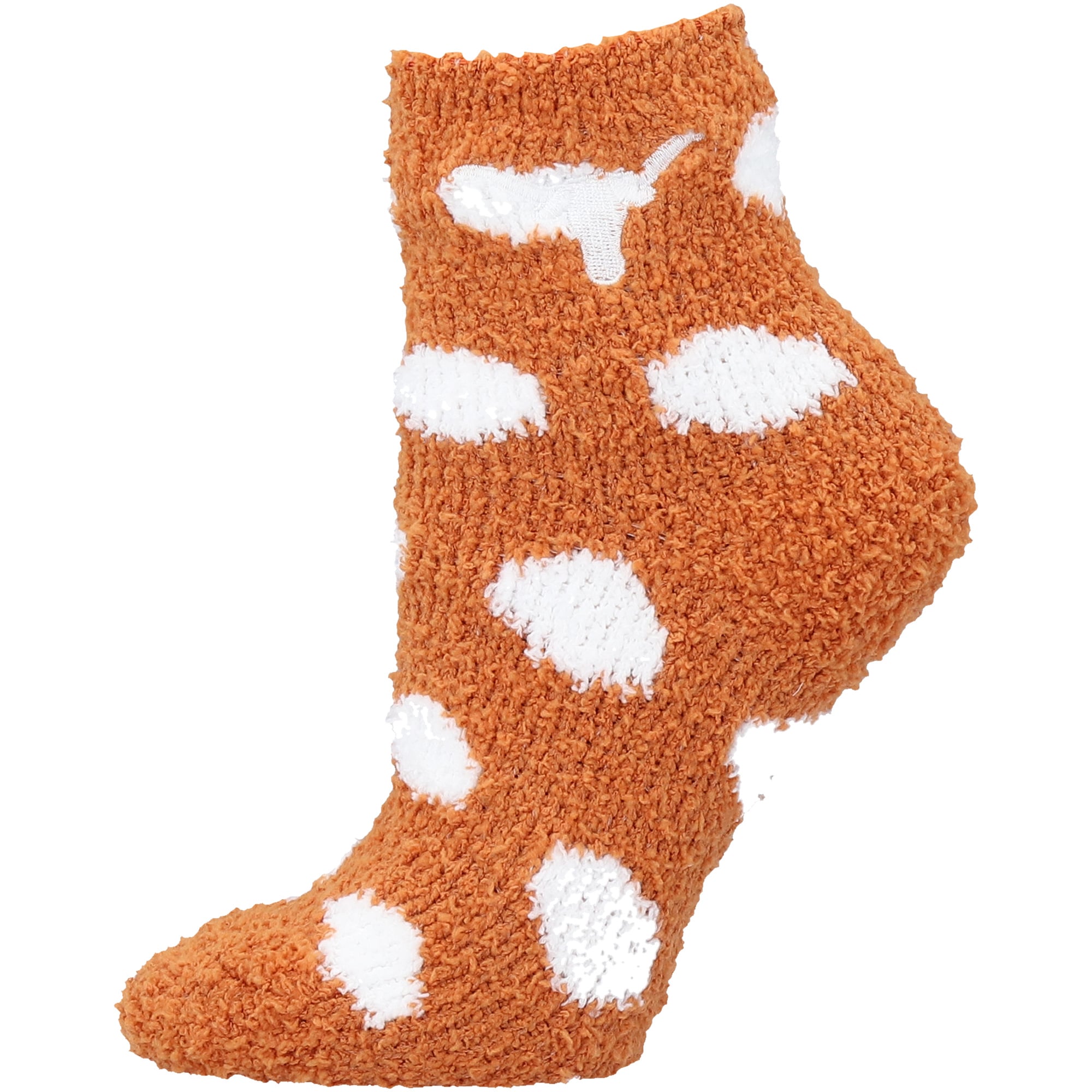 Chaussettes duveteuses ZooZatz Texas Longhorns pour filles et jeunes