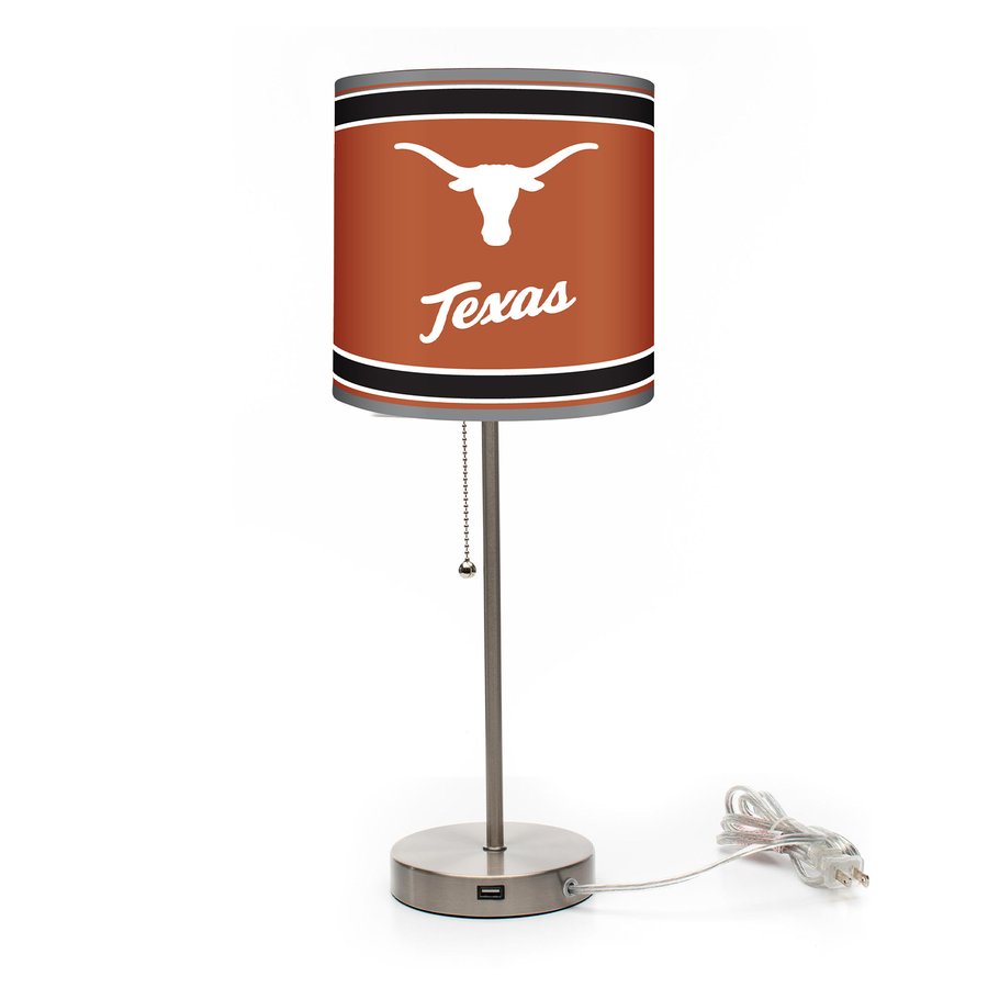 Imperial Texas Longhorns Team Logo Chrome Desk Lamp
