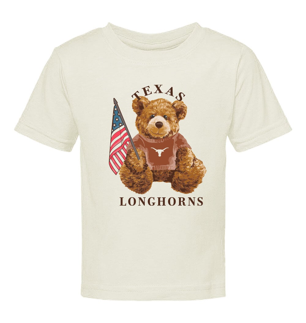 T-shirt bébé crème Texas Longhorns All-American Teddi