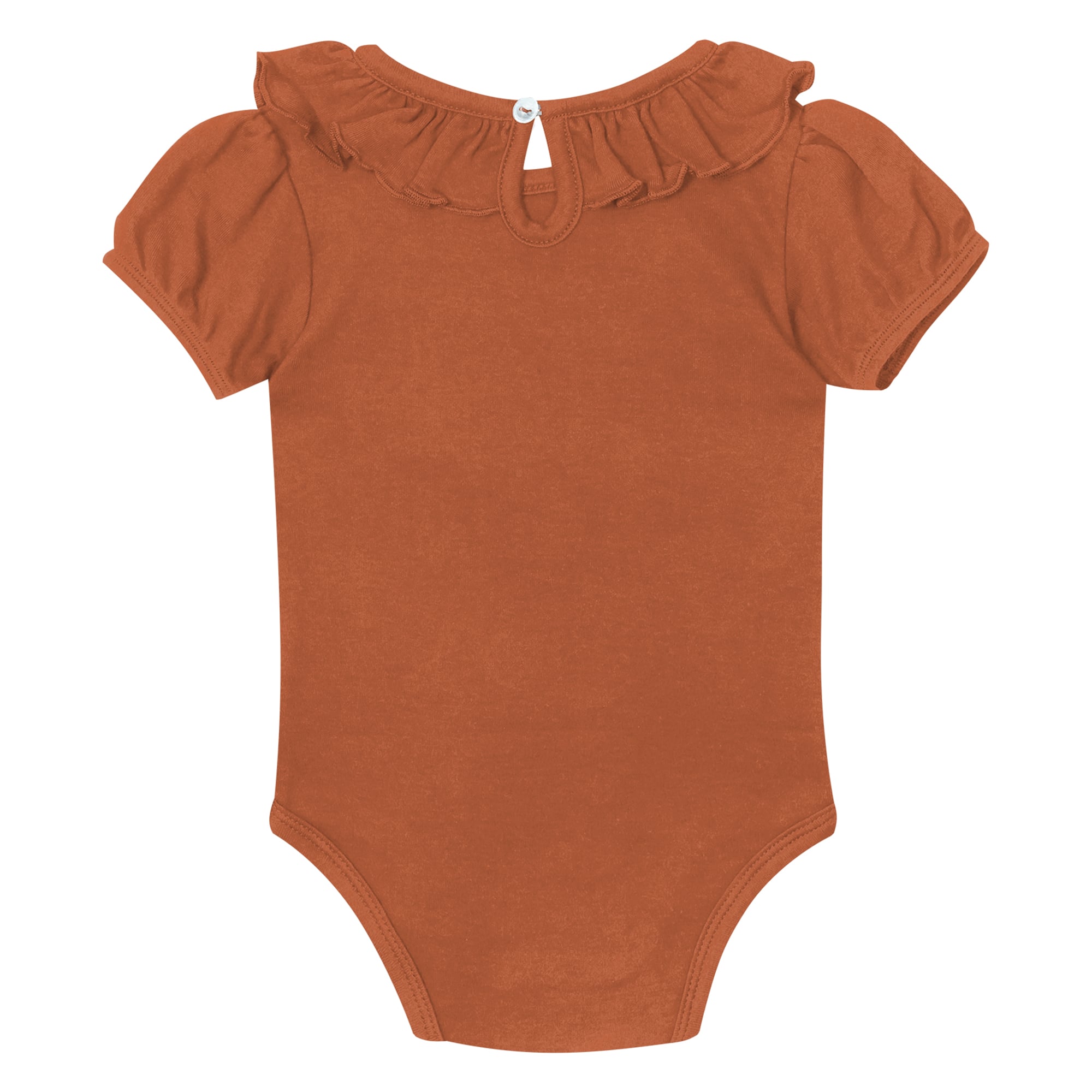 Ensemble de deux bodies à volants pour bébé Outerstuff Texas orange/gris Longhorns