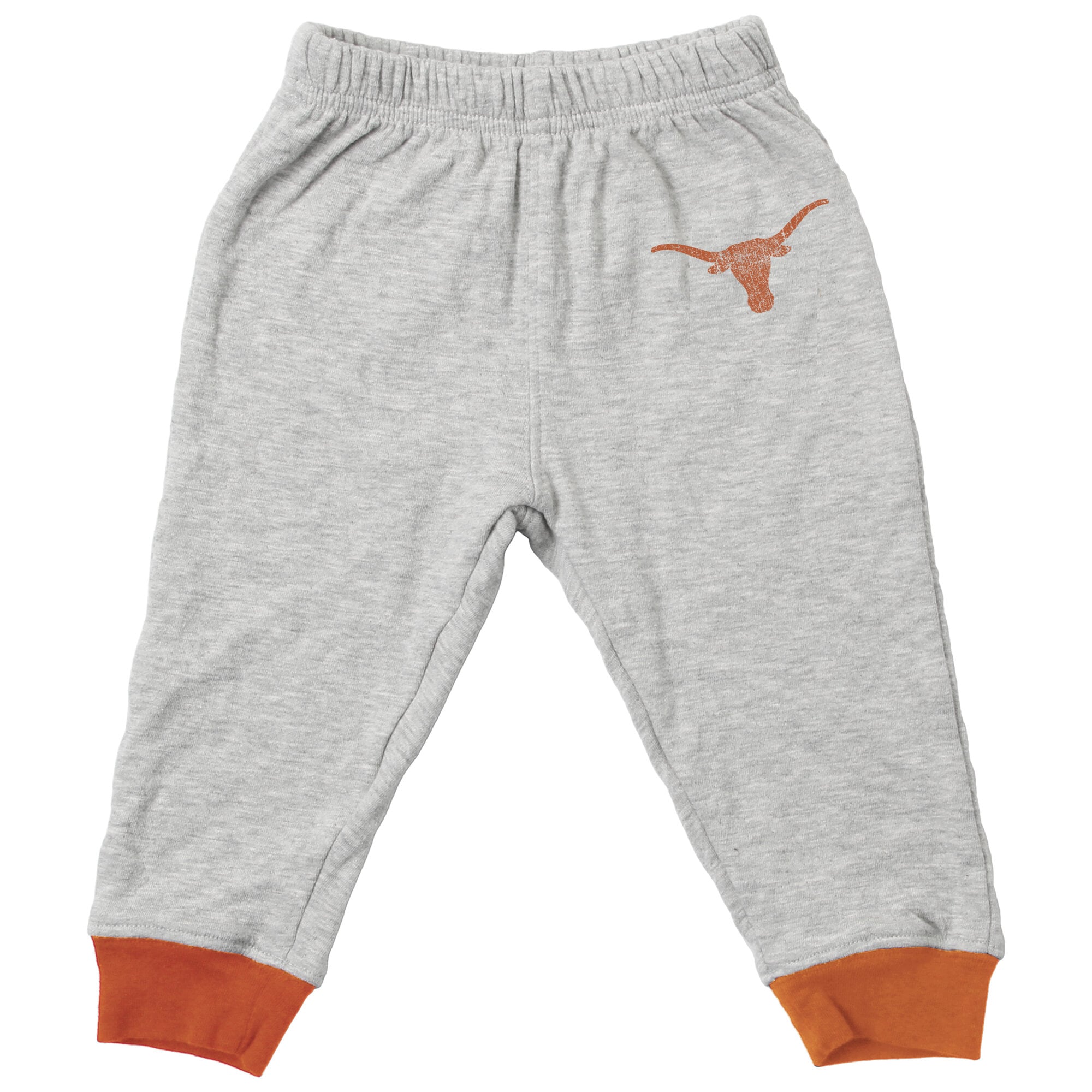 Ensemble de sautoir pour bébé Wes & Willy Heather Gray Texas Longhorns Jie Hopper