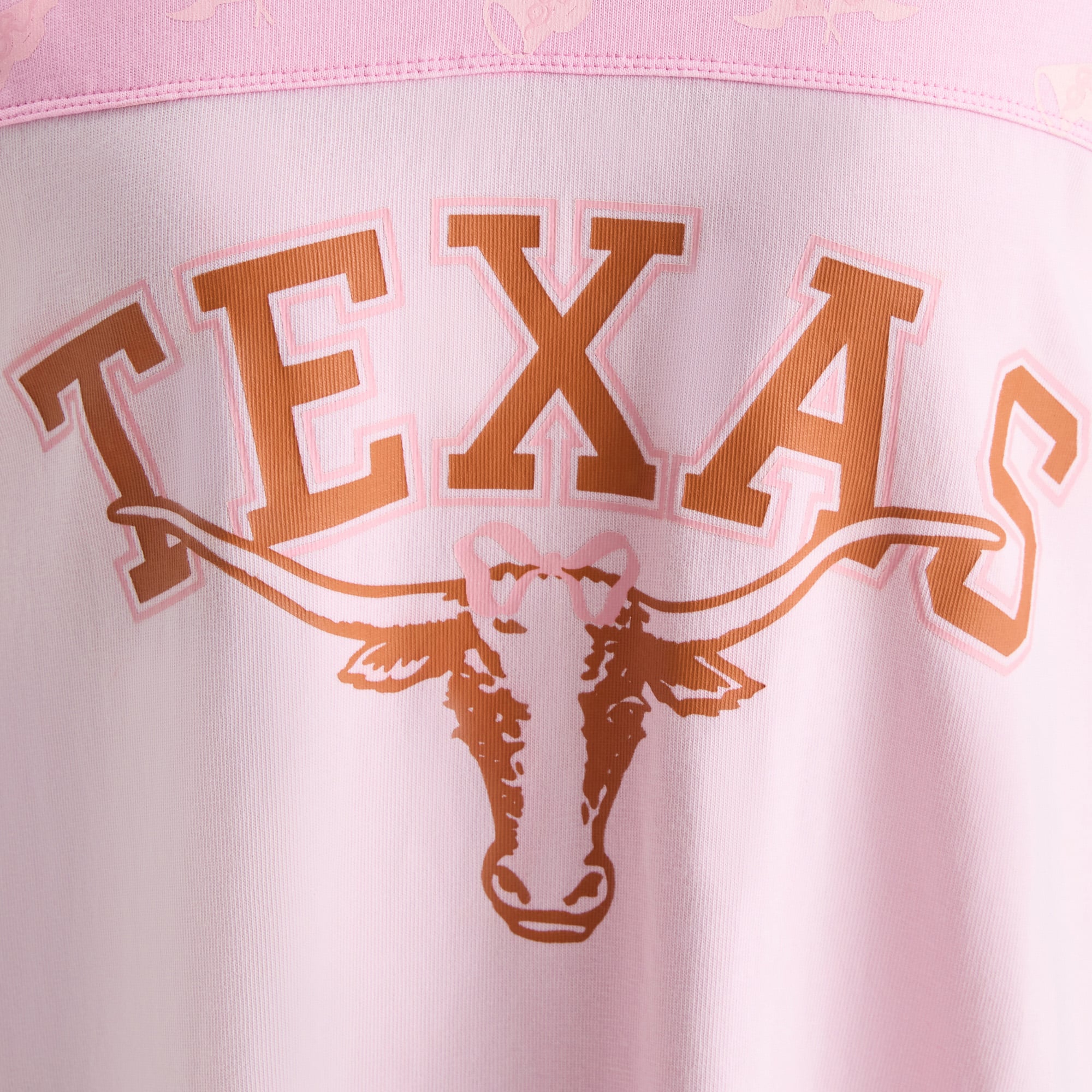 LoveShackFancy Women's Pink Texas Longhorns Varsity Crush Jersey Dress