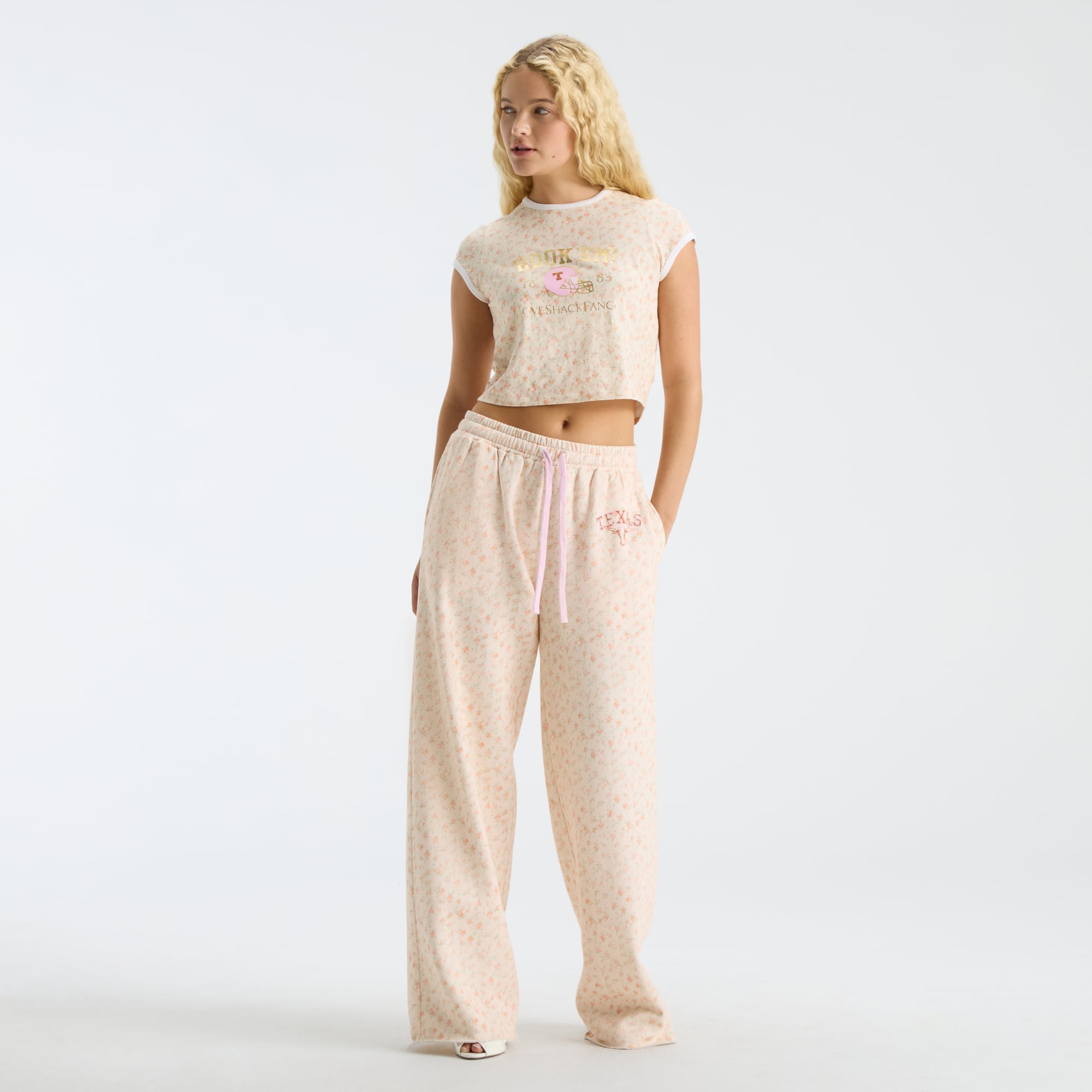 LoveShackFancy Women's Texas Orange Longhorns Ilyra Sweatpants