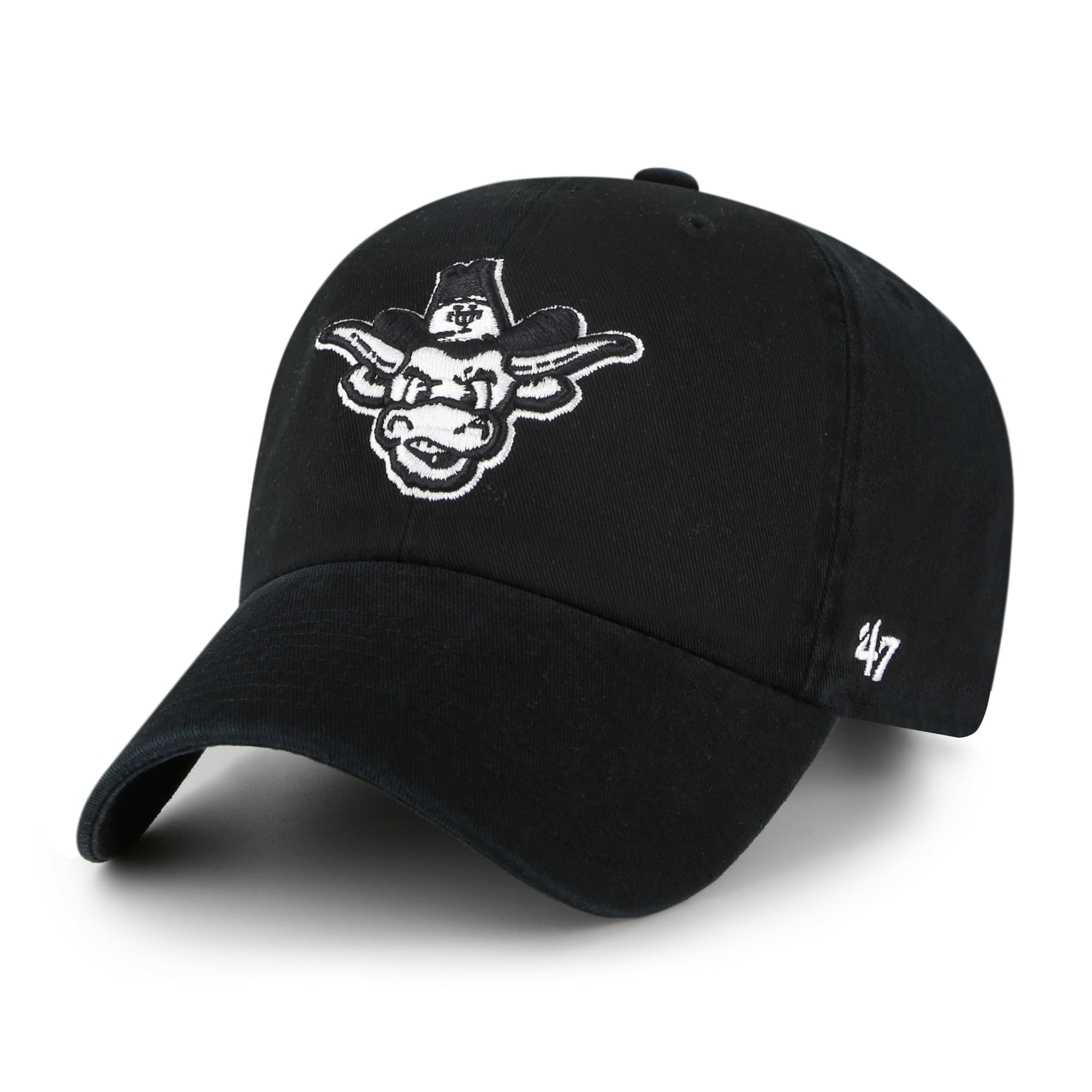 Casquette ajustable pour homme '47 Black Texas Longhorns Vault Clean Up
