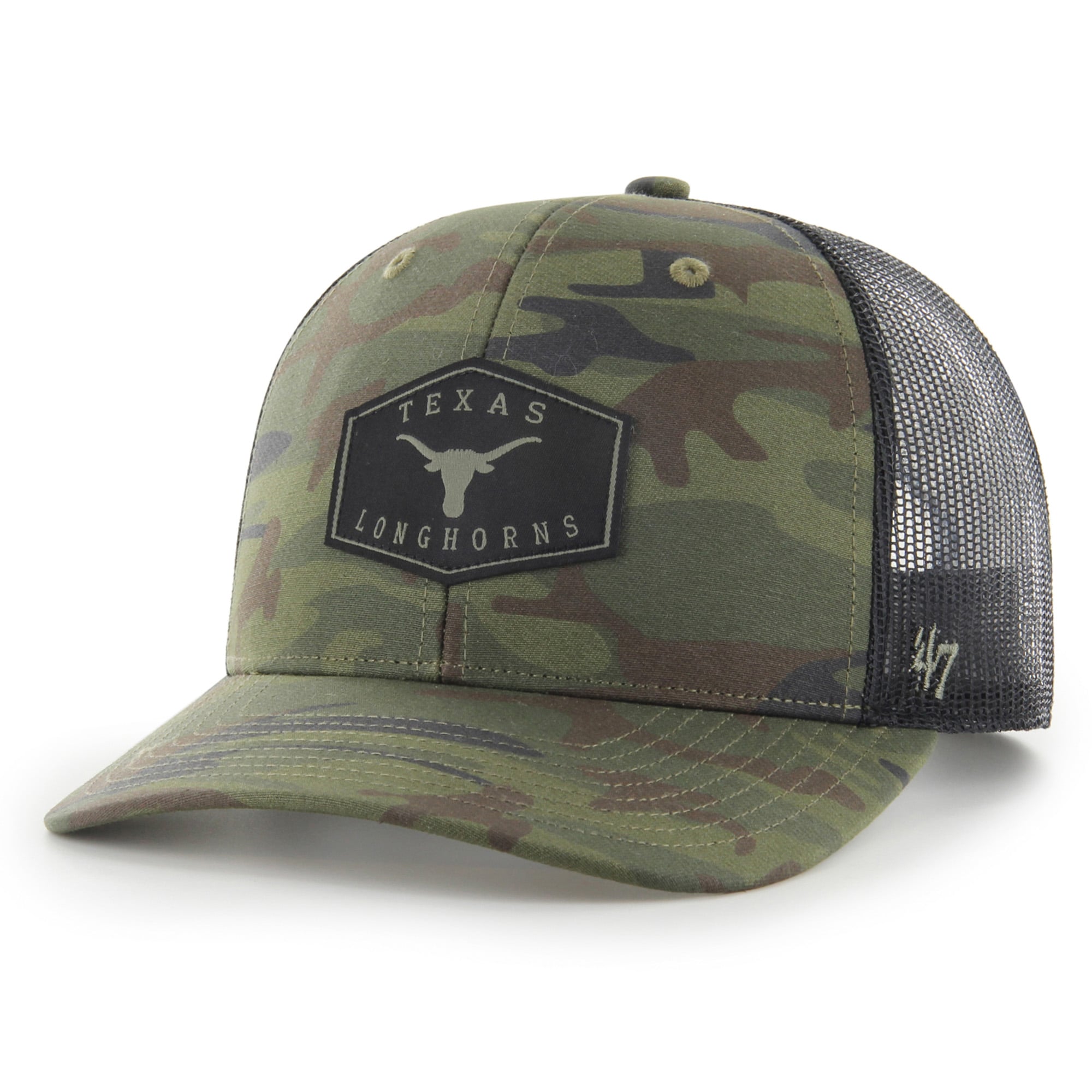 NWOT Texas Longhorns‎ Embellished Military Style Hat Texas Longhorns Camo 59FIFTY Fitted Hat – New Era Cap main image 4