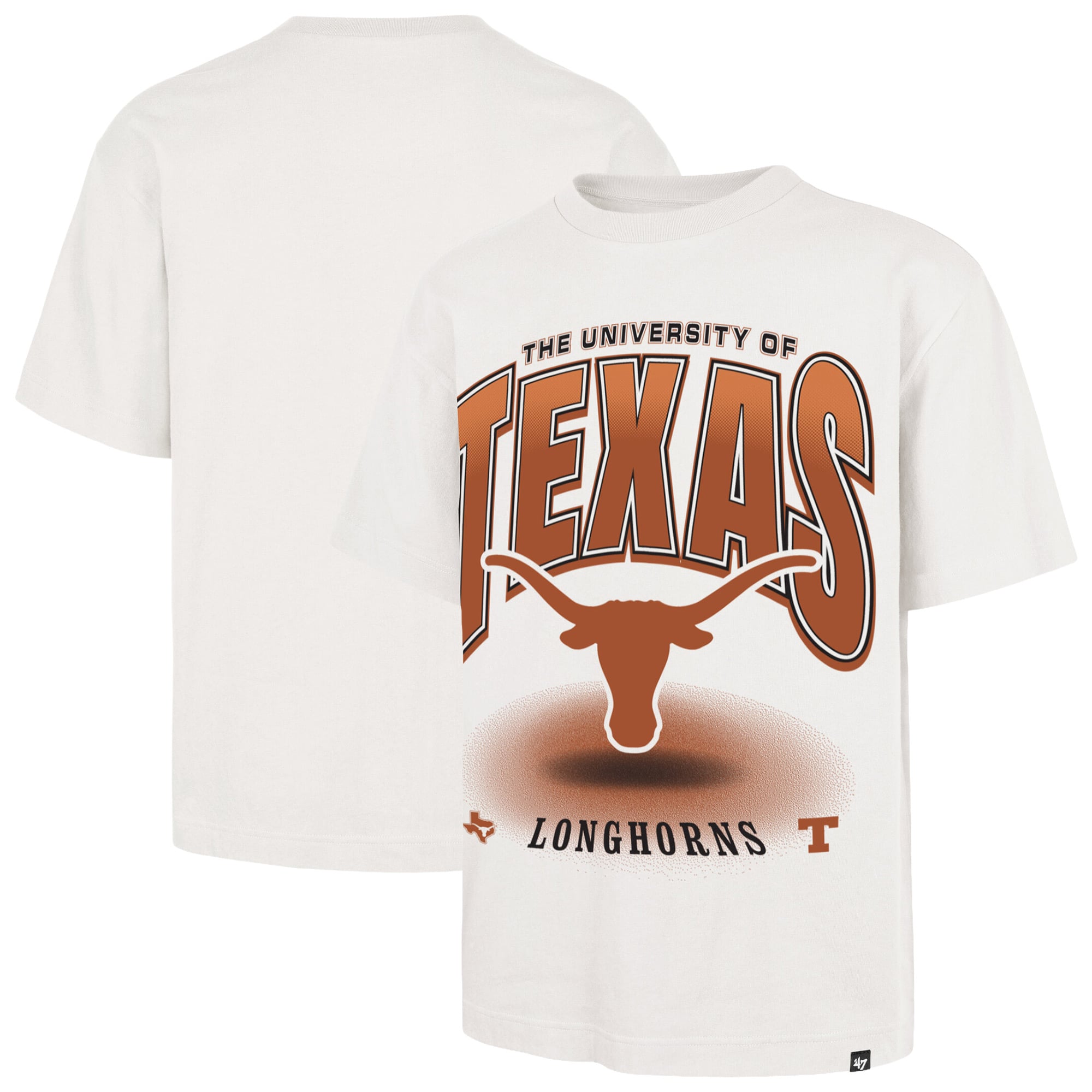 Men's '47 Cream Texas Longhorns Team Flex Foundation T-Shirt
