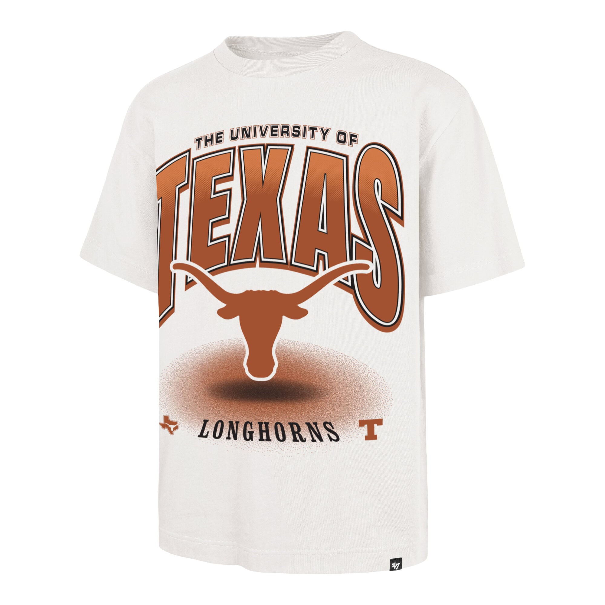 Men's '47 Cream Texas Longhorns Team Flex Foundation T-Shirt