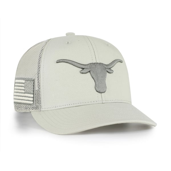 Men’s ’47 Stone Texas Longhorns Operation Hat Trick Adjustable Trucker Hat