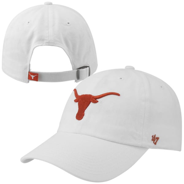 Men’s ’47 White Texas Longhorns Clean Up Adjustable Hat