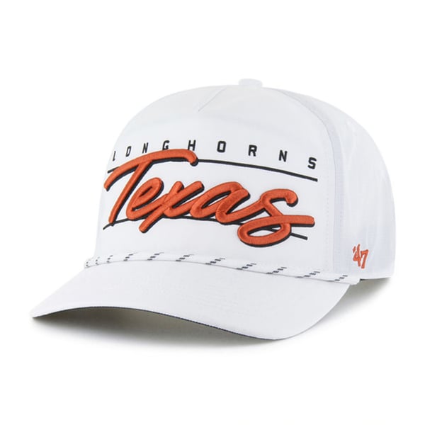 Men’s ’47 White Texas Longhorns Condor Hitch brrr° Adjustable Hat