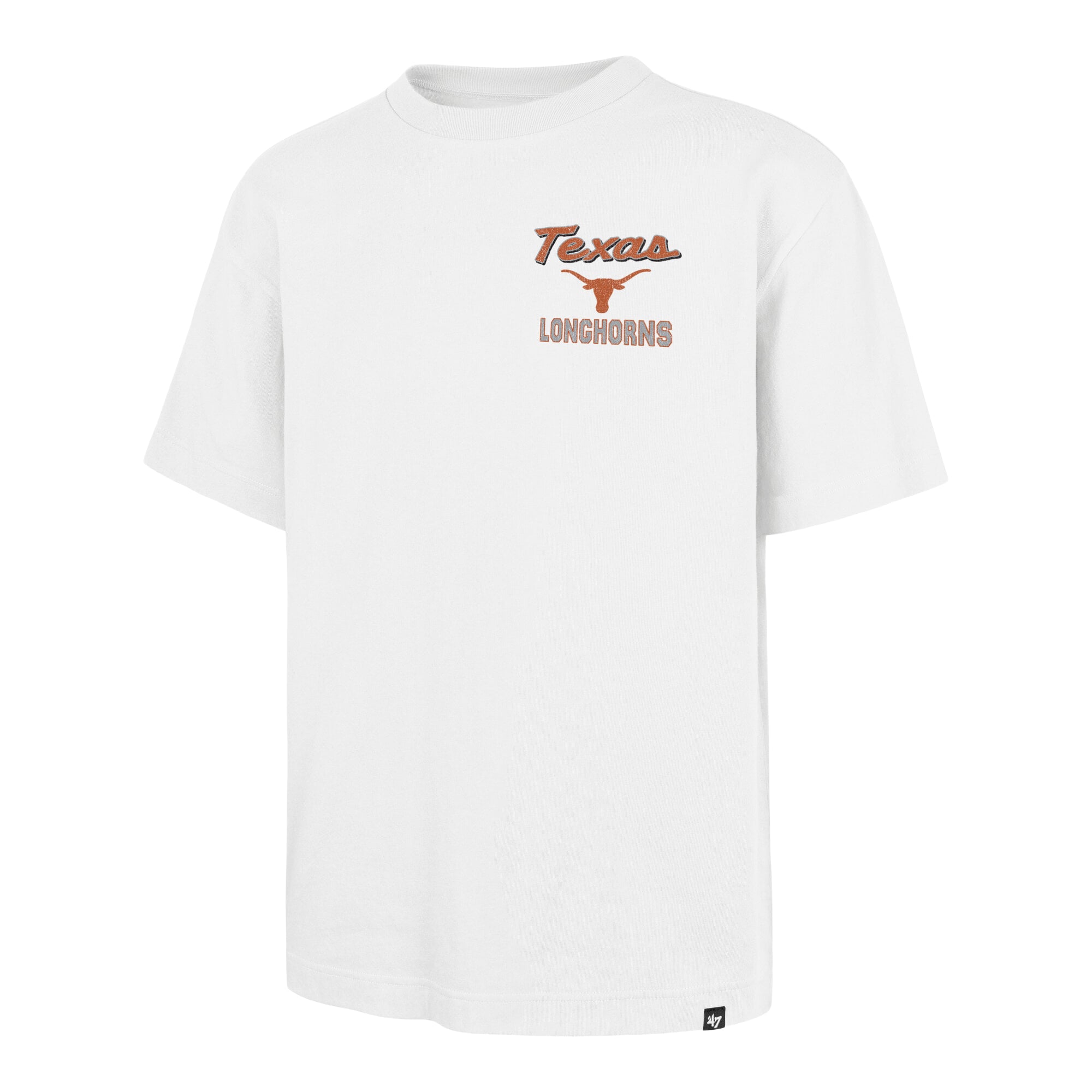 Men's '47 White Texas Longhorns #1 Mascot Foundation T-Shirt