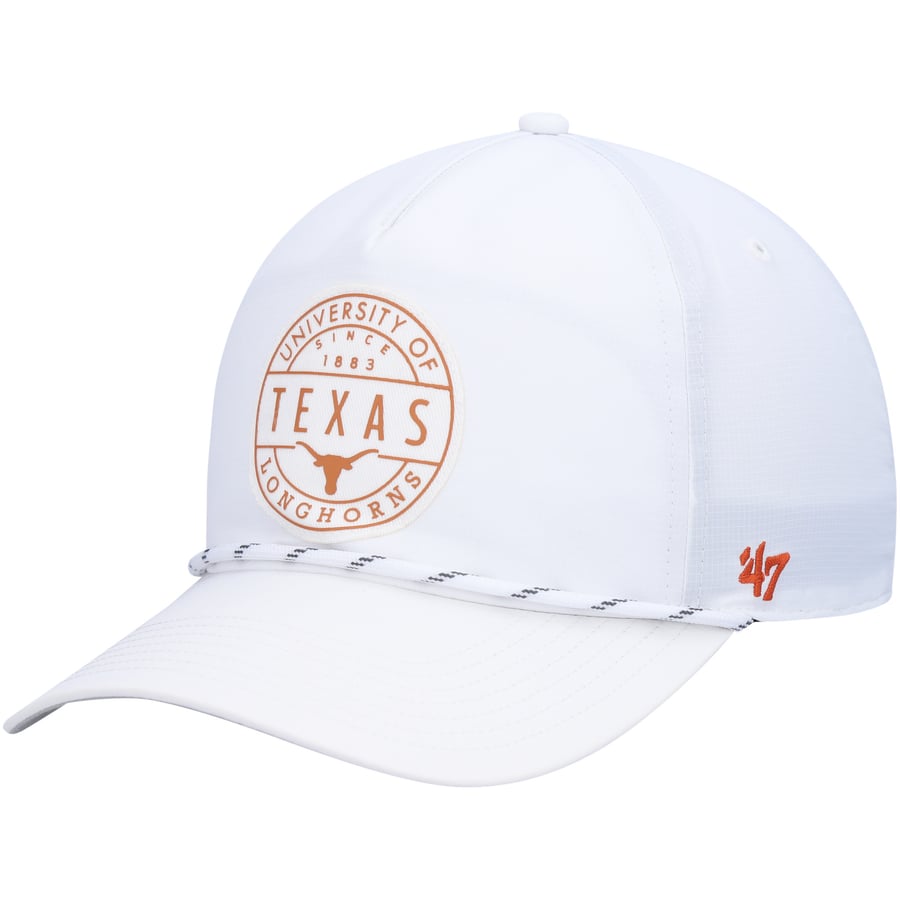 Texas Snapback Men's '47 White Texas Longhorns Suburbia Captain Snapback Hat