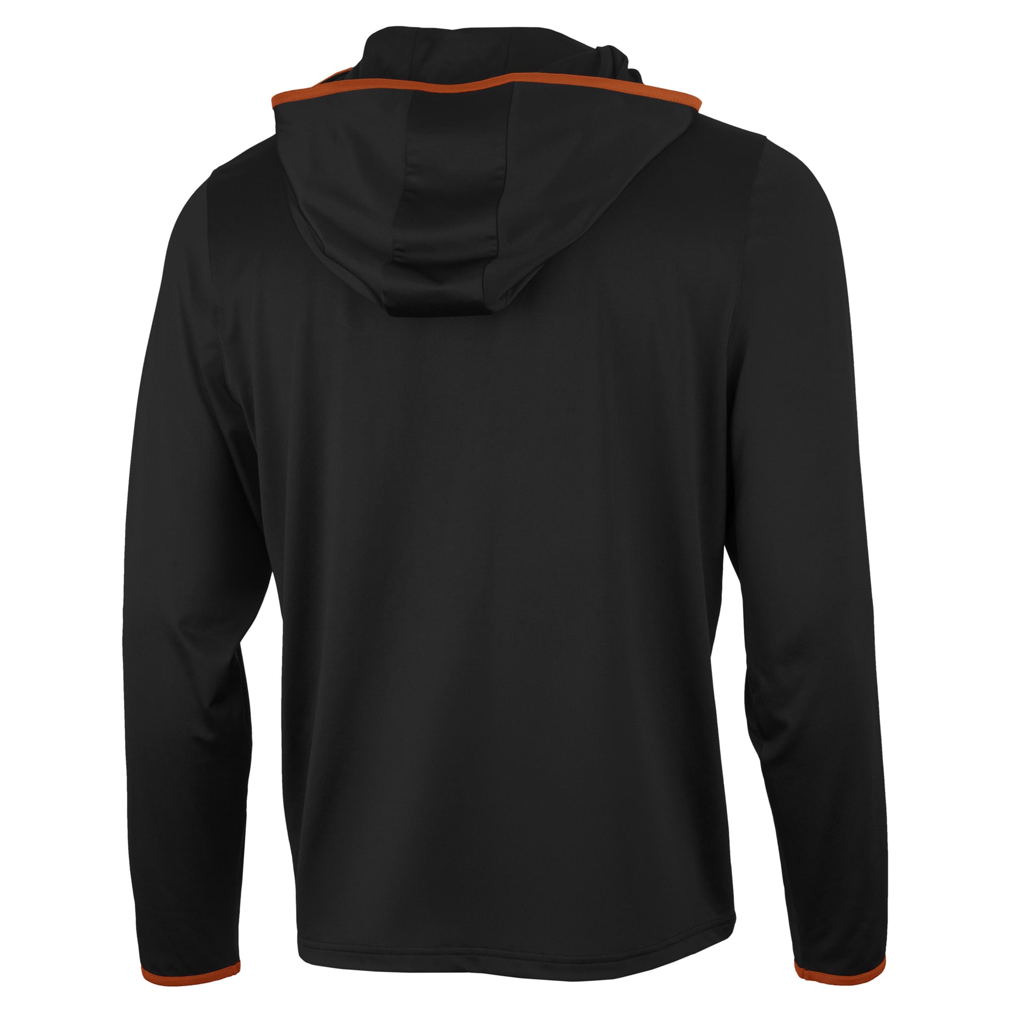 T-shirt à capuche manches longues Antigua Black Texas Longhorns pour homme