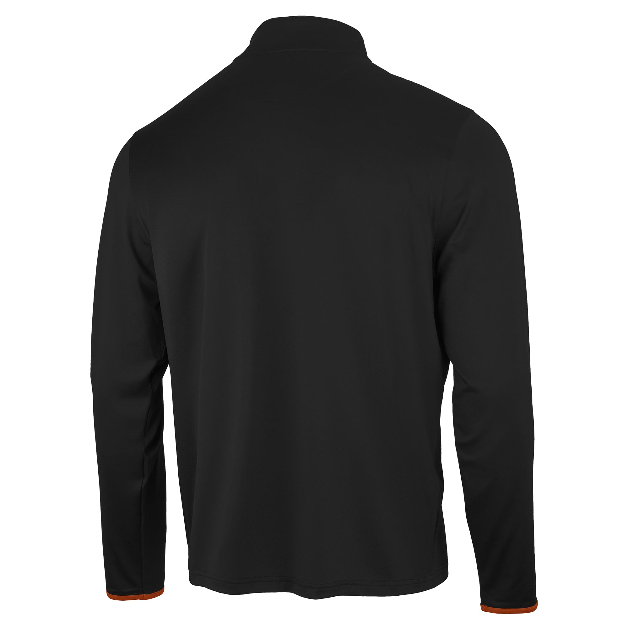 Pull à col zippé Antigua Black Texas Longhorns pour homme