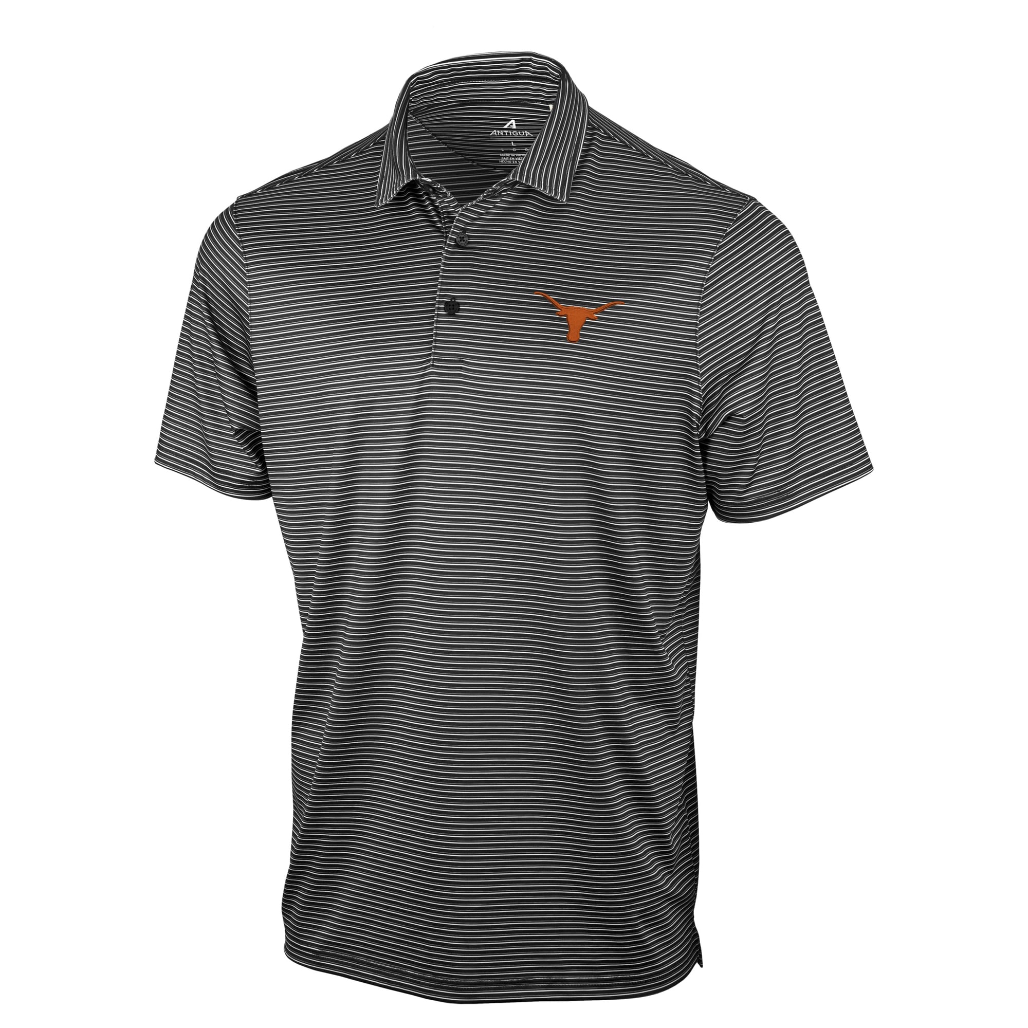 Men's Antigua Gray Texas Longhorns Eager Polo