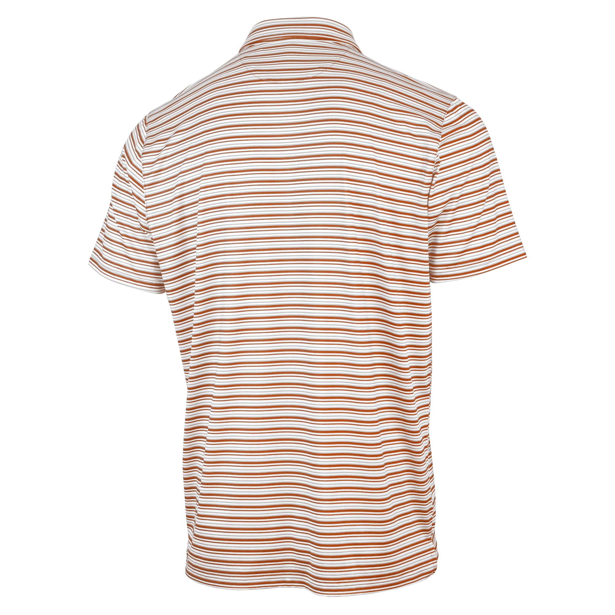Men's Antigua Texas Orange Longhorns Space Stripe Polo