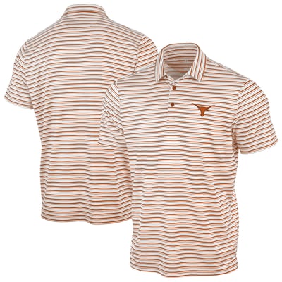 Texas Longhorns Antigua Space Stripe Polo - Texas Orange
