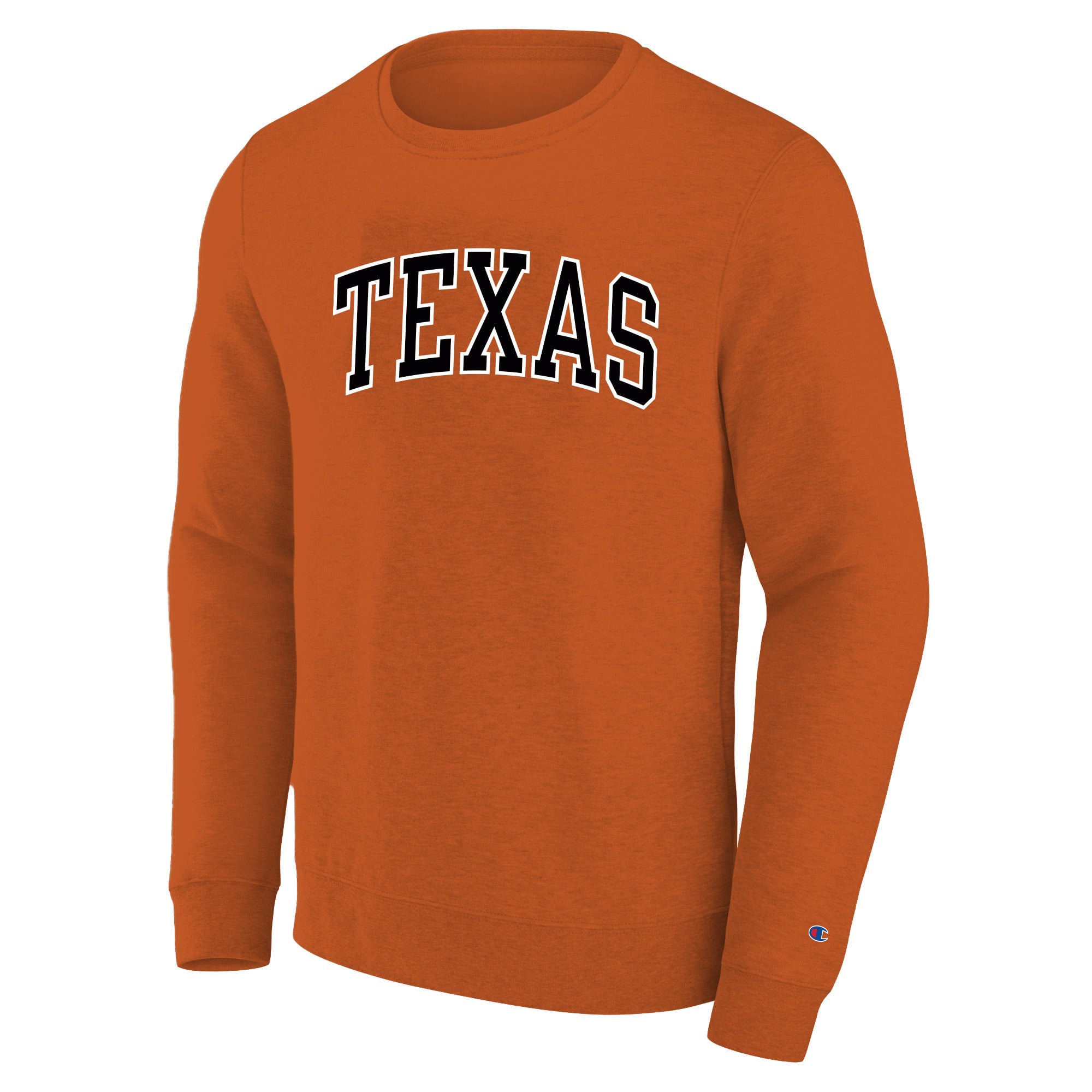 Men's Big and Tall Champion Texas Orange Longhorns Arch Applique Sweatshirt