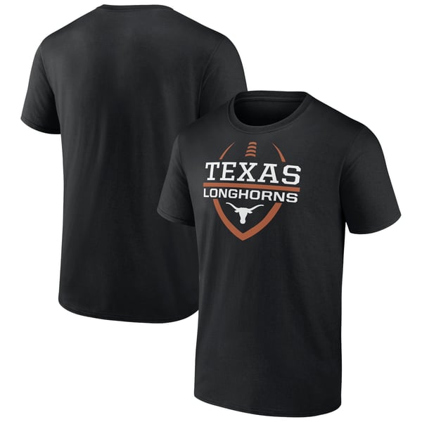 Men’s Black Texas Longhorns Football Fan T-Shirt