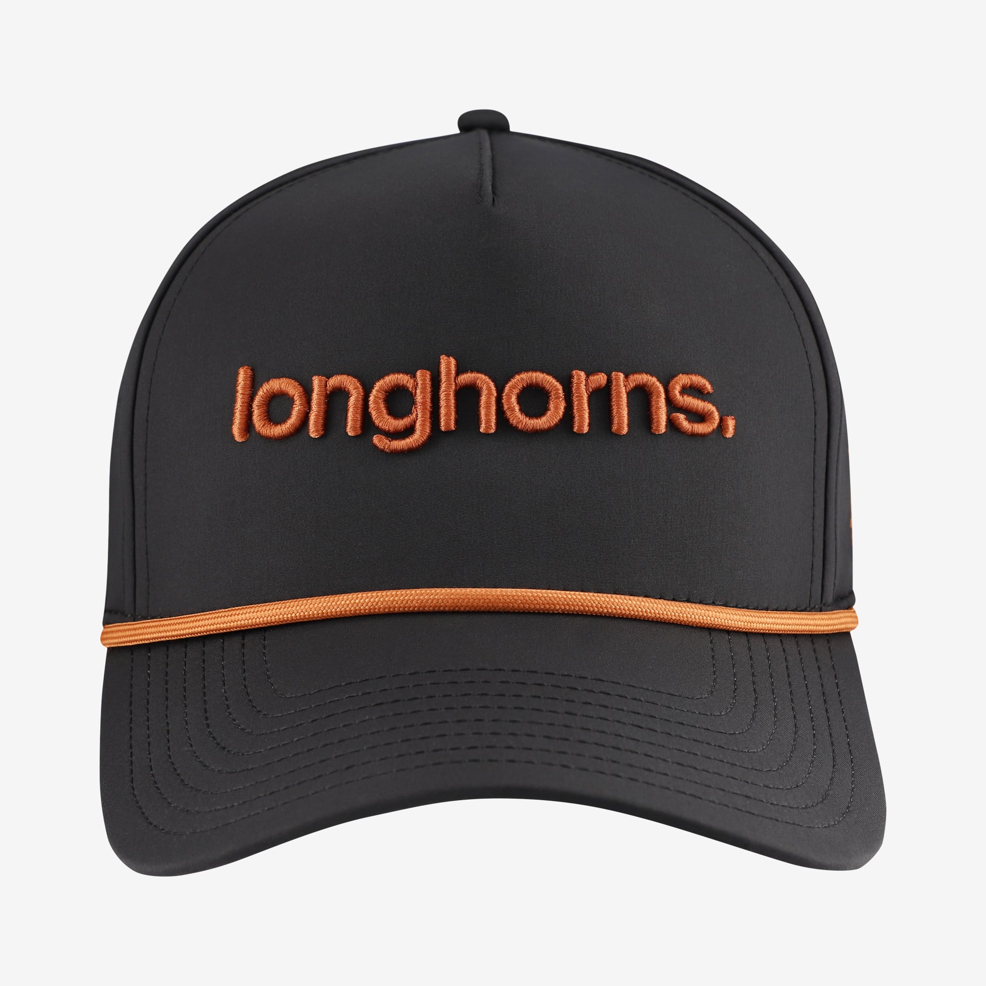 Men's Branded Bills Black Texas Longhorns Statement Adjustable Rope Hat