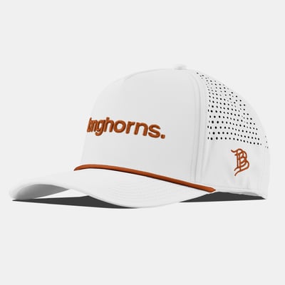  Texas Longhorns Branded Bills Statement Adjustable Rope Hat - White
