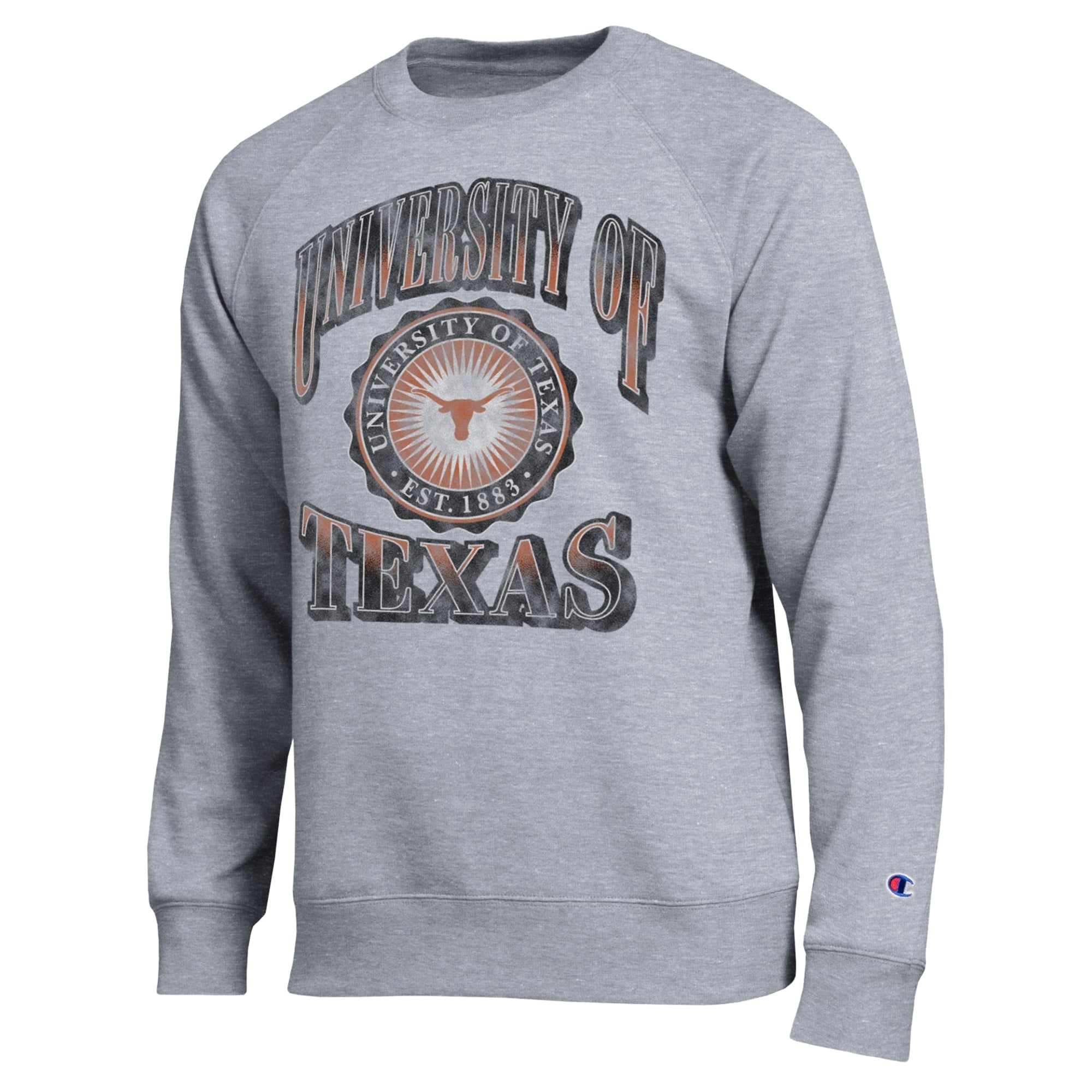Men's Champion Heather Gray Texas Longhorns All-Star Sweatshirt