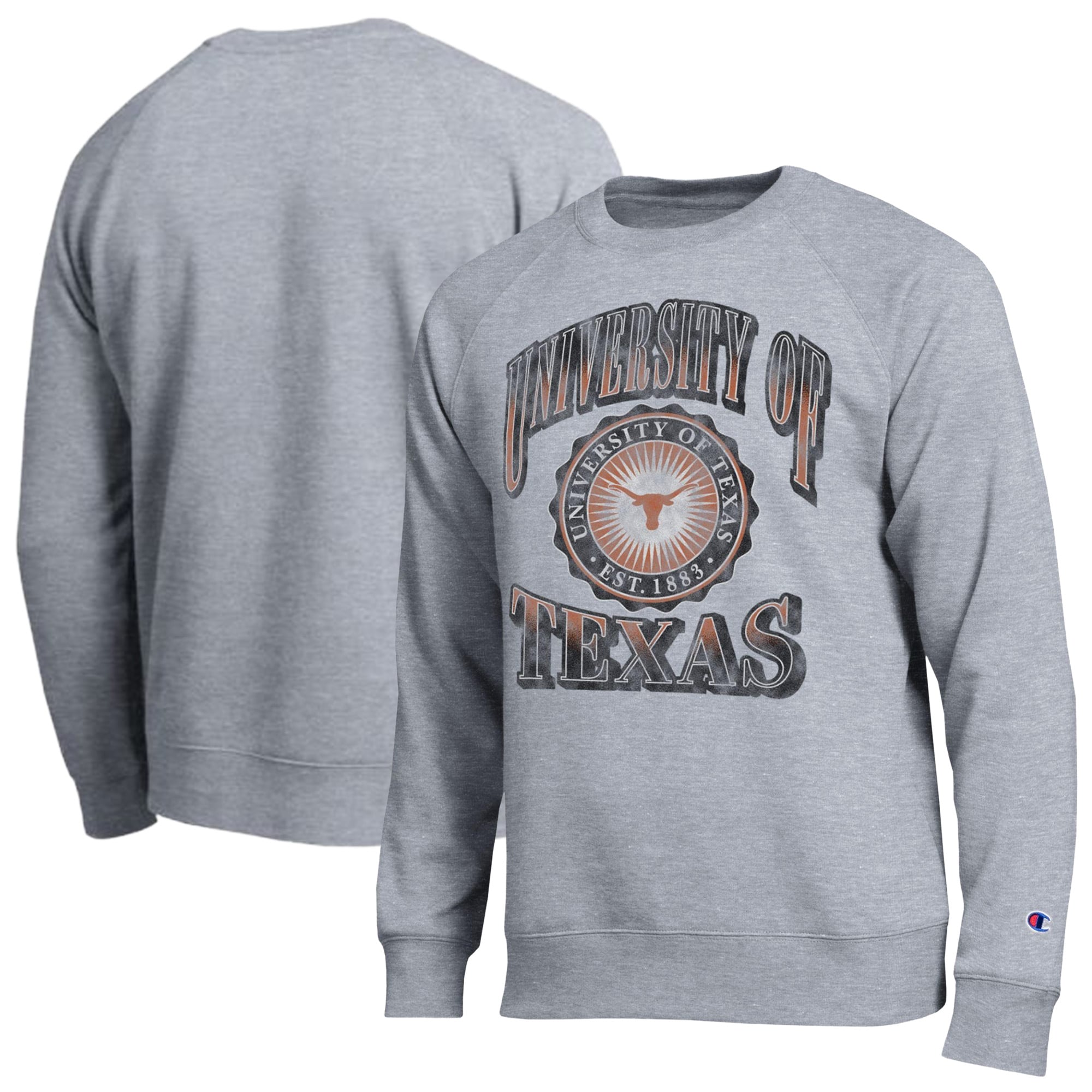 Men's Champion Heather Gray Texas Longhorns All-Star Sweatshirt