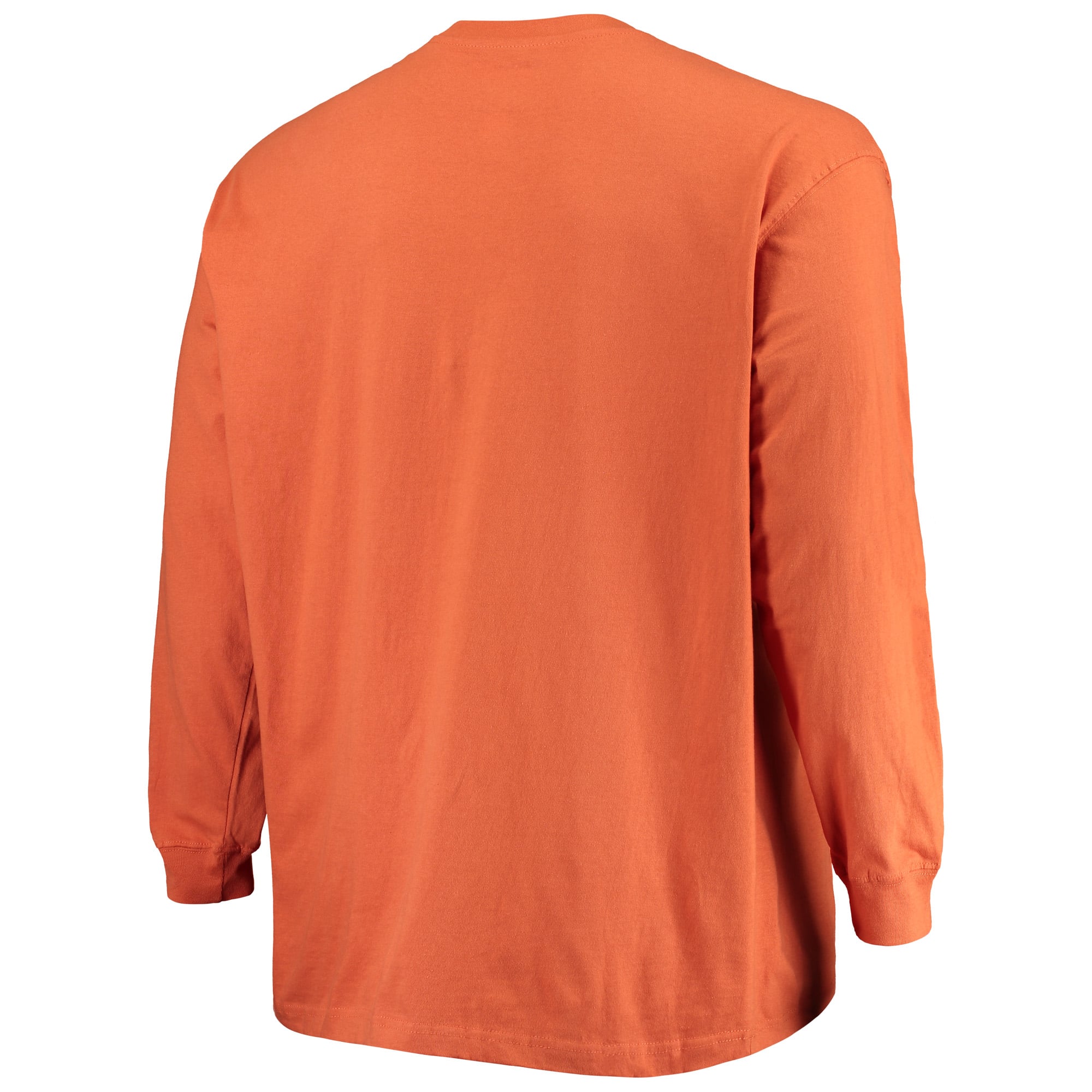 T-shirt à manches longues Champion Texas Orange Longhorns pour hommes, grandes tailles, logo en arc sur le visage