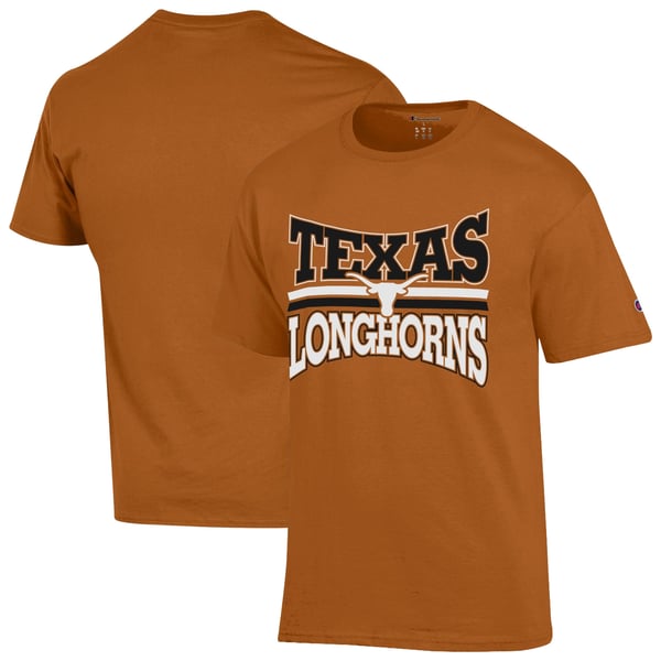 Men’s Champion Texas Orange Texas Longhorns Team Zoom T-Shirt