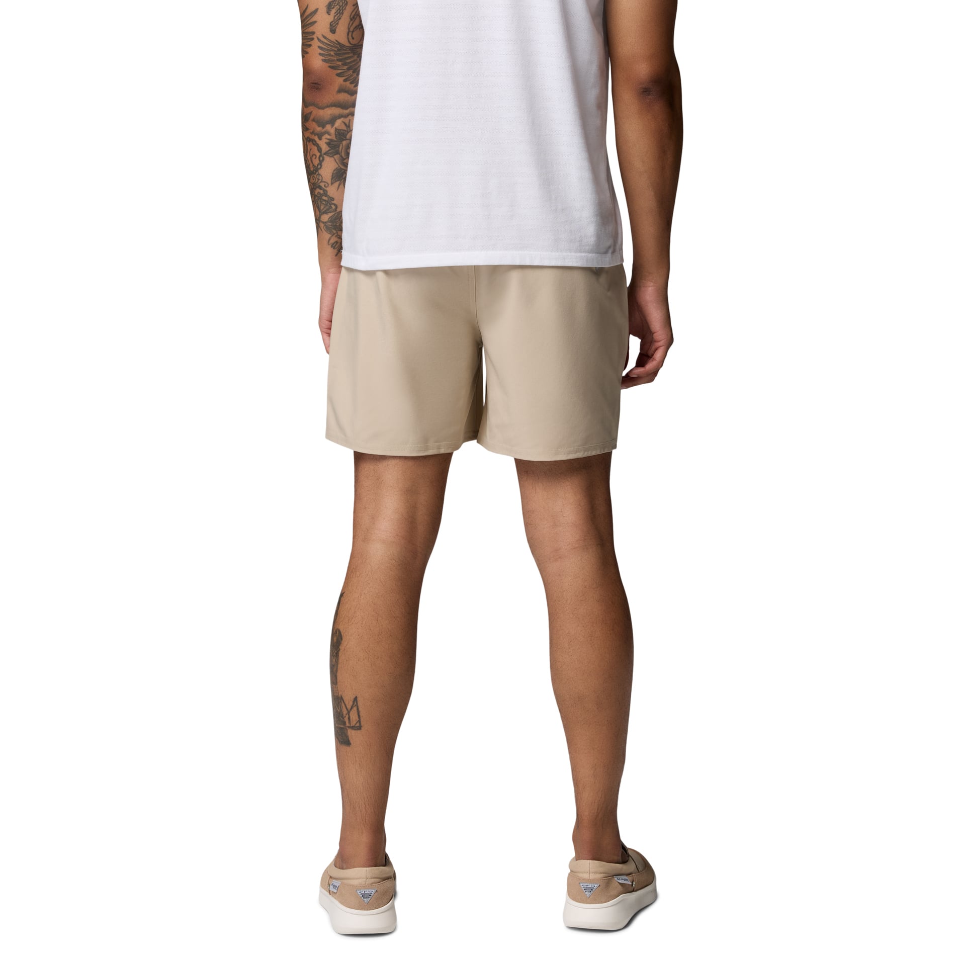 Men's Columbia  Natural Texas Longhorns PFG Terminal Roamer™ Omni-Shade™ Stretch Shorts